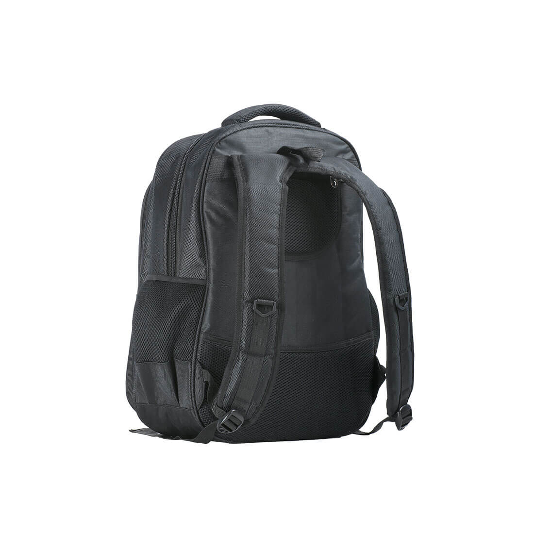 Portwest B916 Triple Pocket Backpack in Black, back view