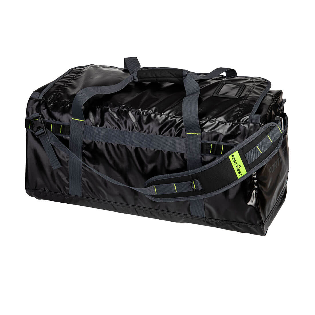 Portwest PW3 70L Water-Resistant Duffle Bag in Black, main product image