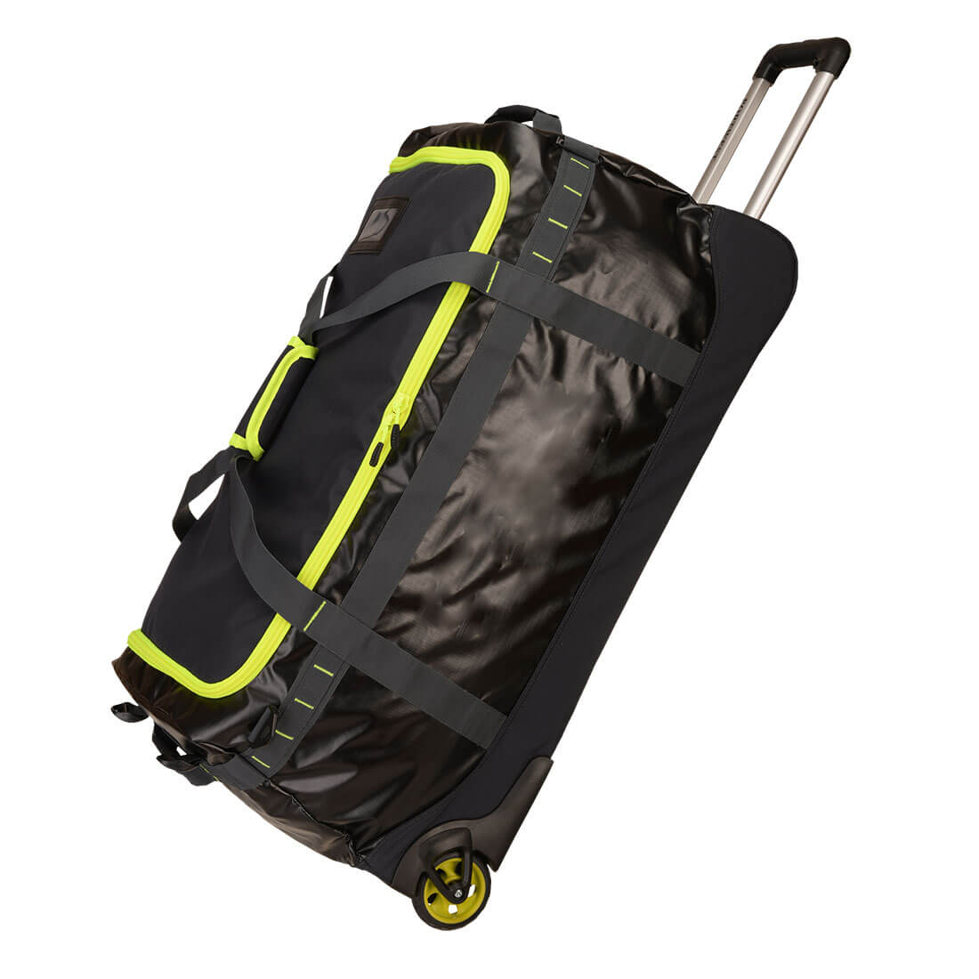 Portwest B951 PW3 100L Water-resistant Duffle Trolley Bag in Black, back view