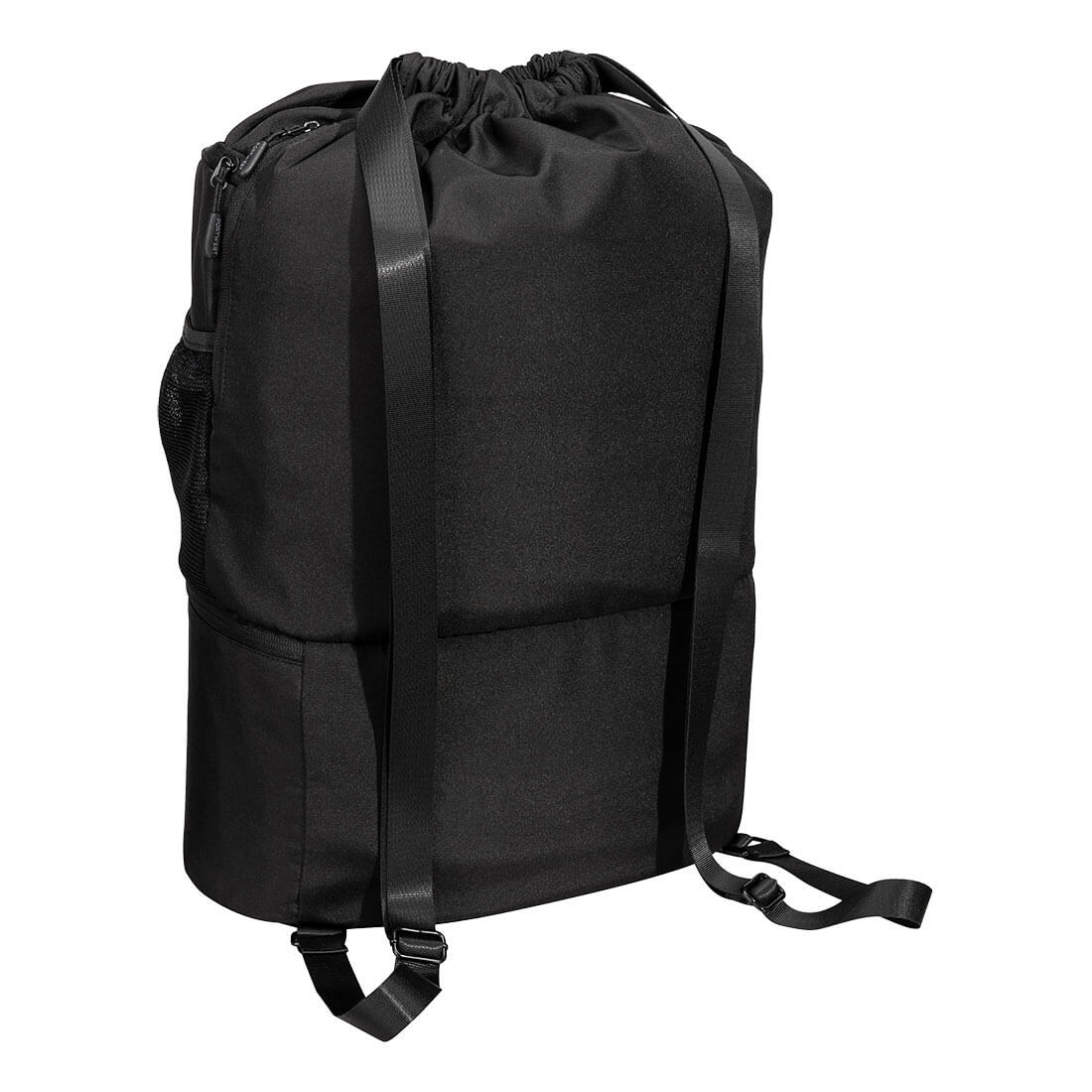 Portwest B966 KX3 Drawstring Boot Bag in Black, back view