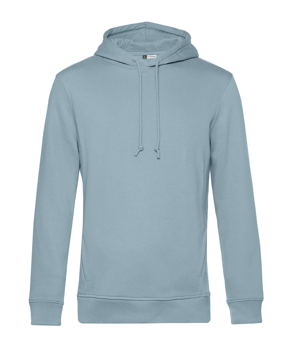 B&C Collection B&C Inspire Hooded in Blue Fog, front view