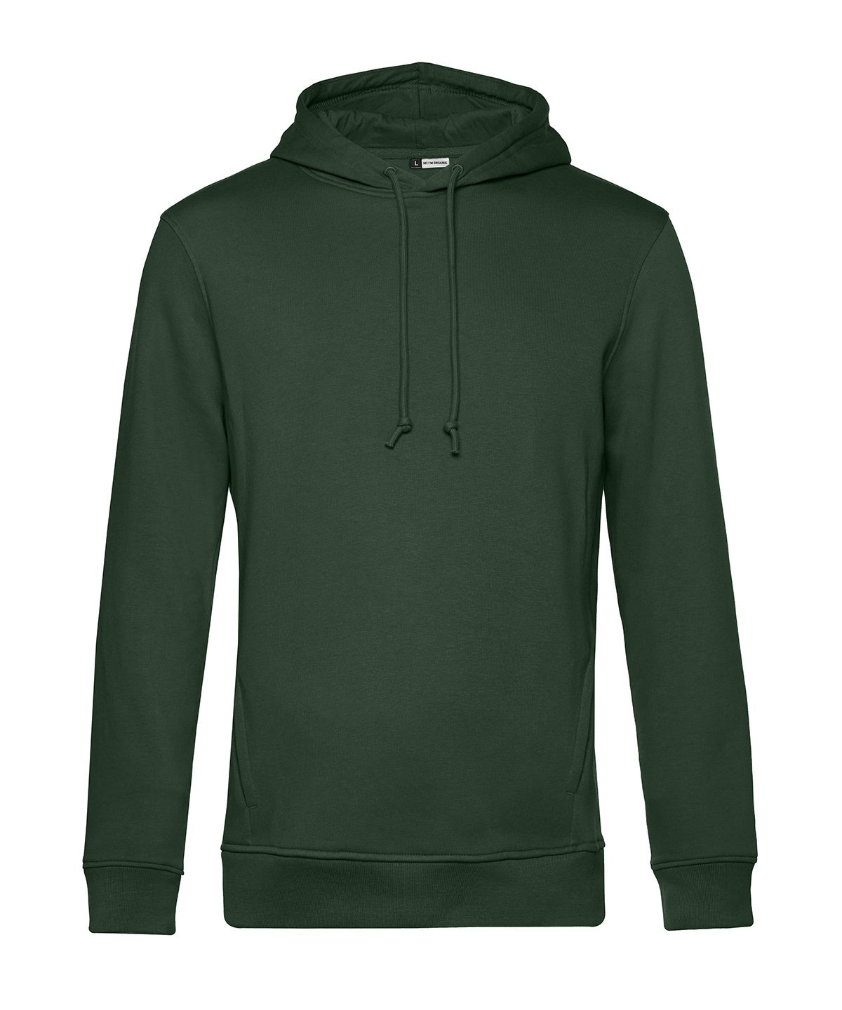 B&C Collection B&C Inspire Hooded in Forest Green, front view
