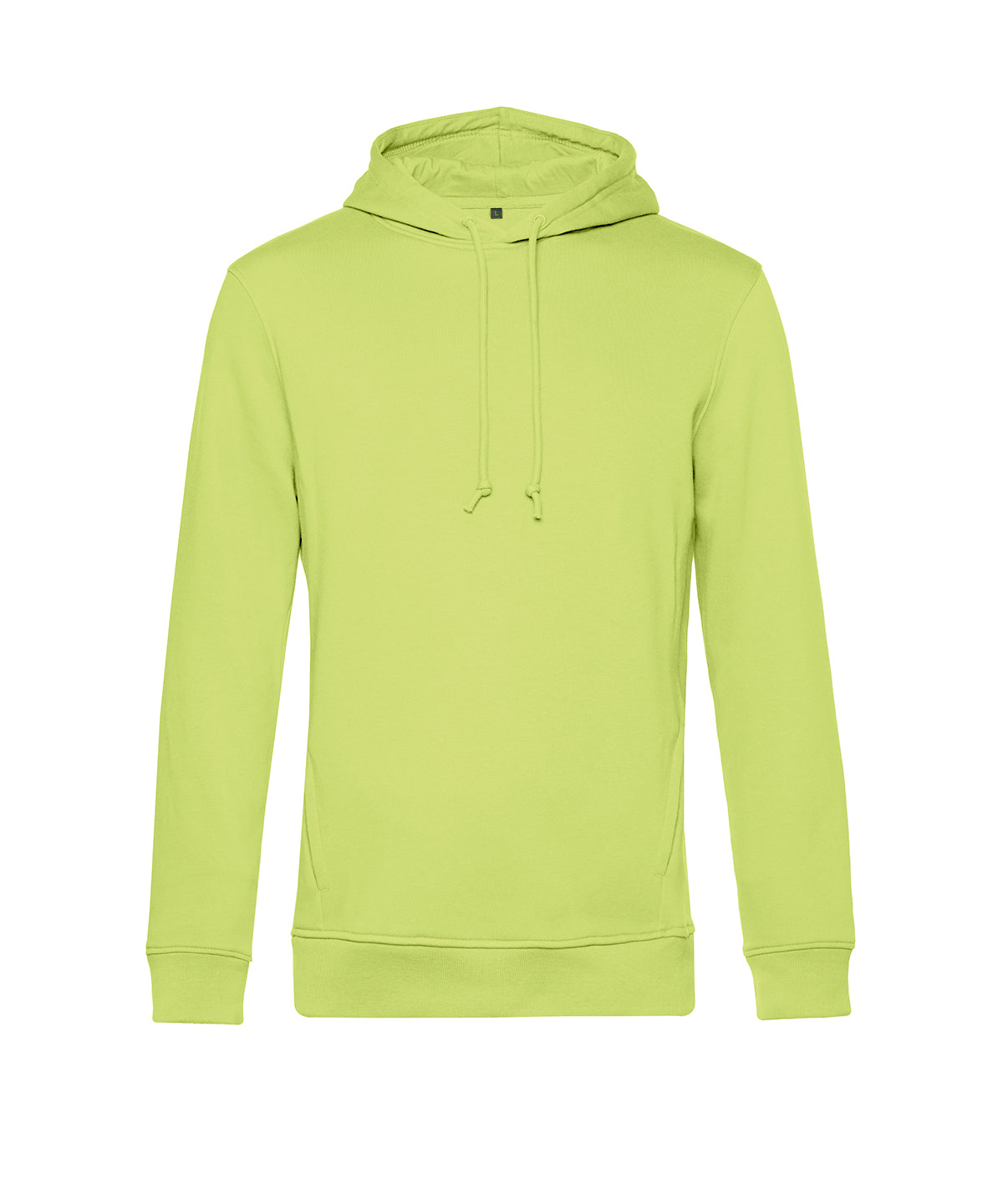 B&C Collection B&C Inspire Hooded in Lime, front view