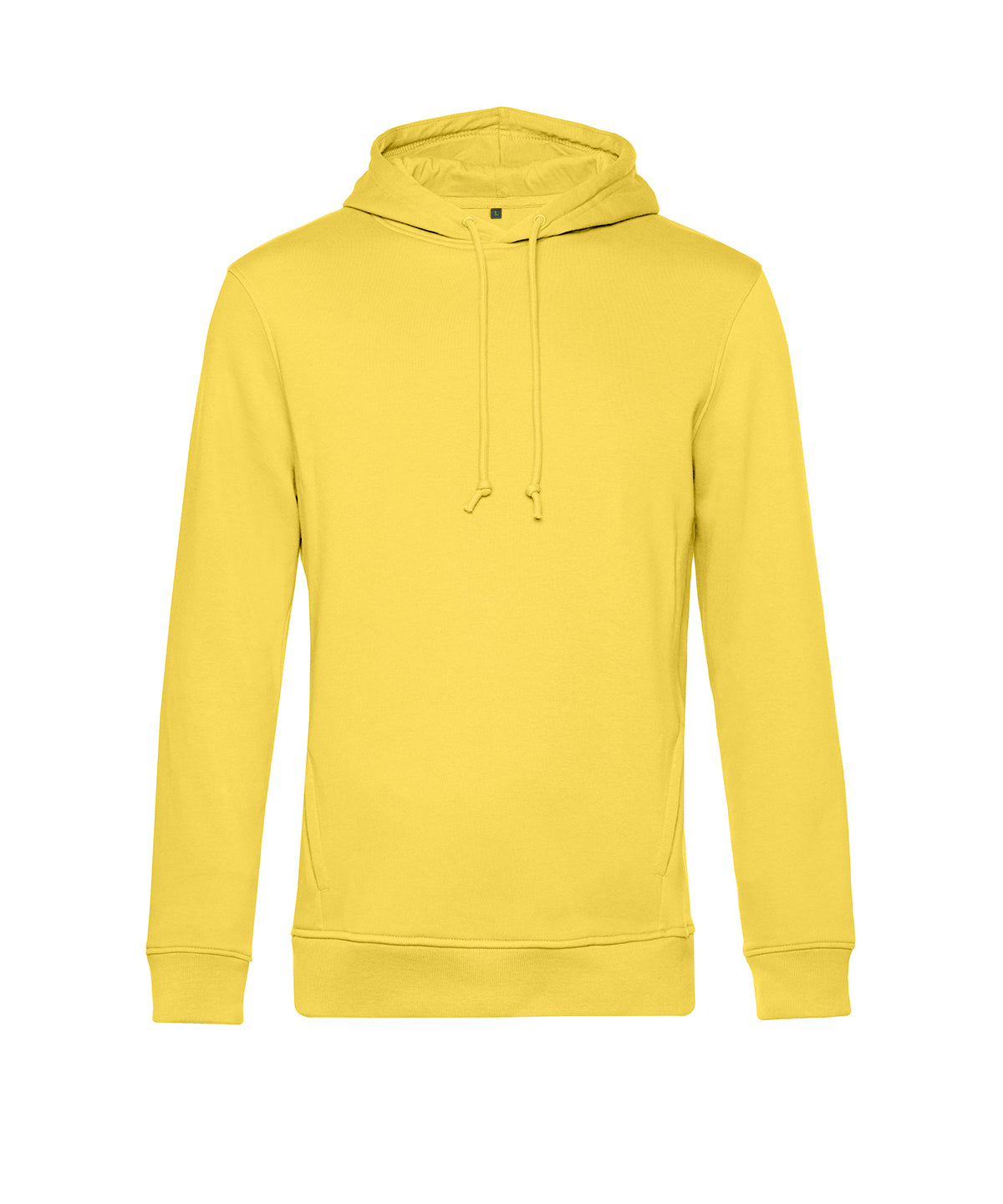 B&C Collection B&C Inspire Hooded in Yellow Fizz, front view