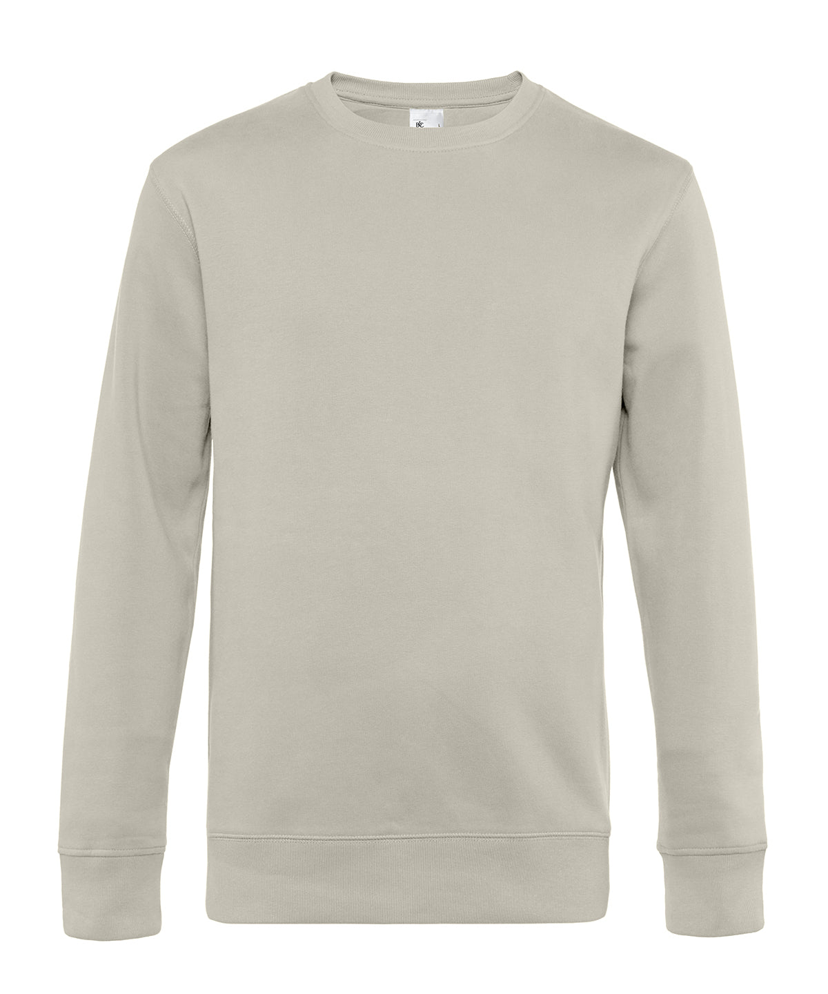 B&C Collection B&C KING Crew Neck in Grey Fog, front view