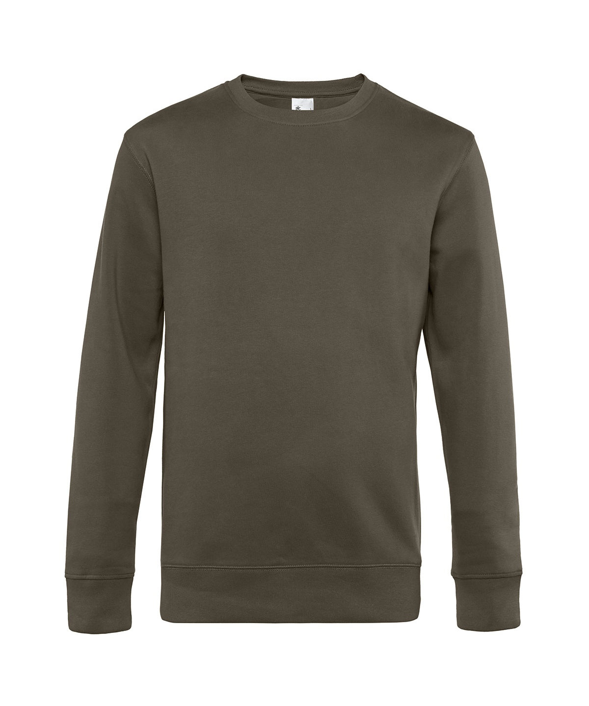 B&C Collection B&C KING Crew Neck in Khaki, front view