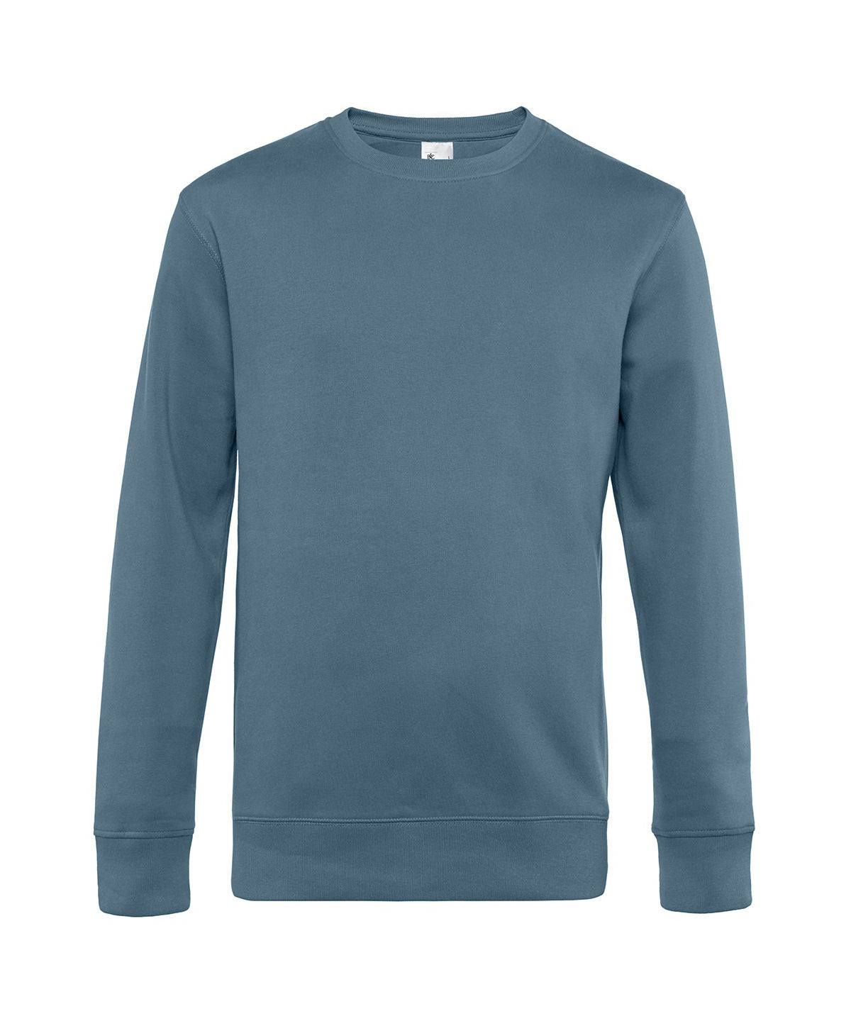 B&C Collection B&C KING Crew Neck in Nordic Blue, front view