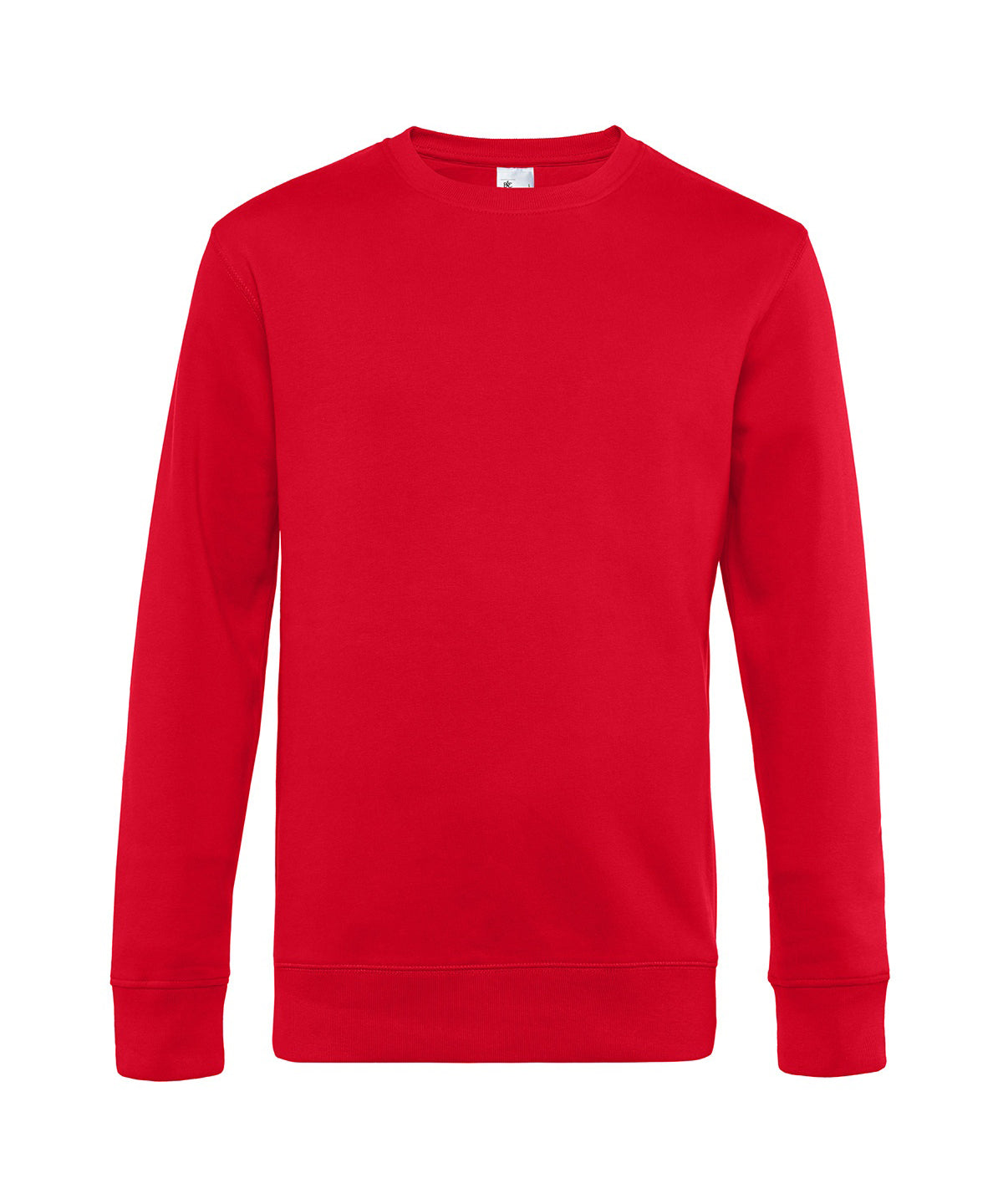 B&C Collection B&C KING Crew Neck in Red, front view