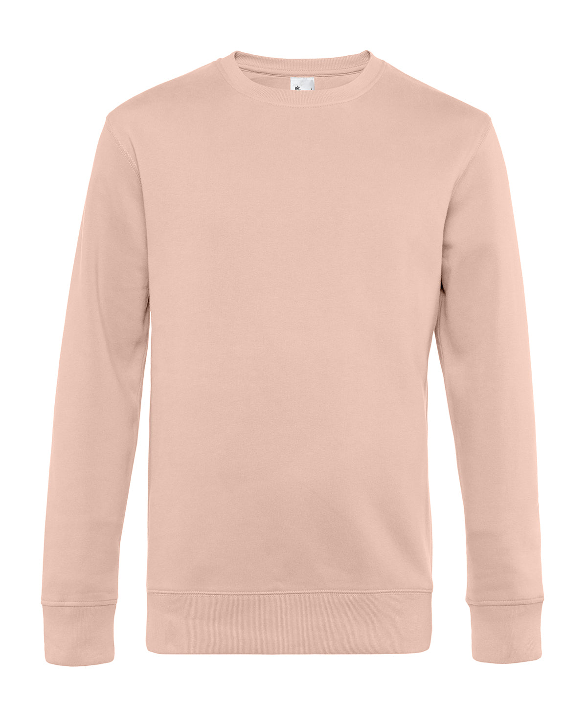B&C Collection B&C KING Crew Neck in Soft Rose, front view