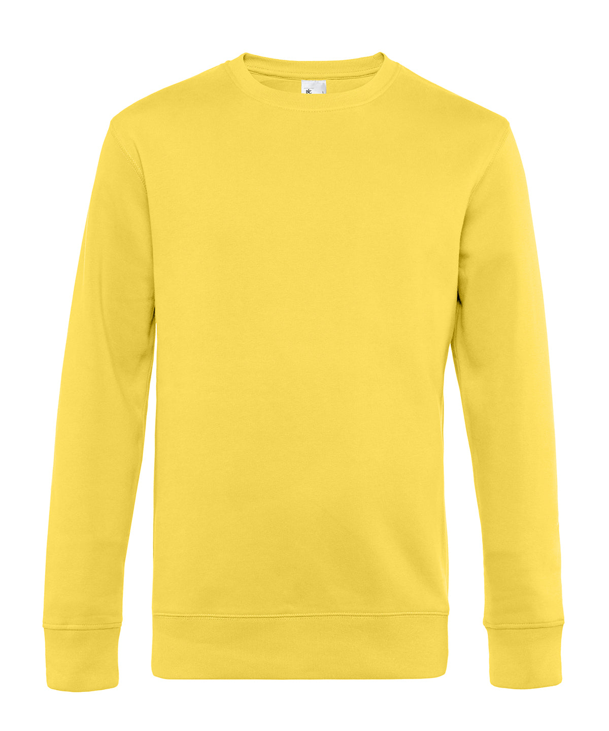 B&C Collection B&C KING Crew Neck in Yellow Fizz, front view