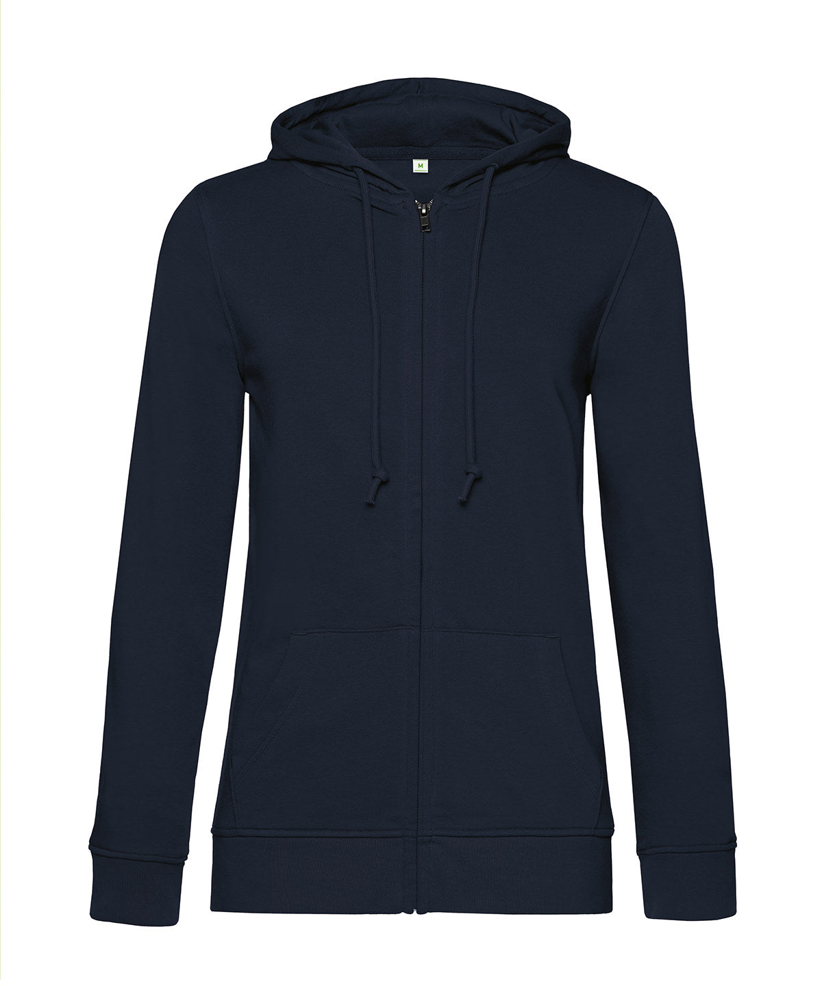 B&C Collection B&C Inspire Zipped Hood /women in Navy, front view