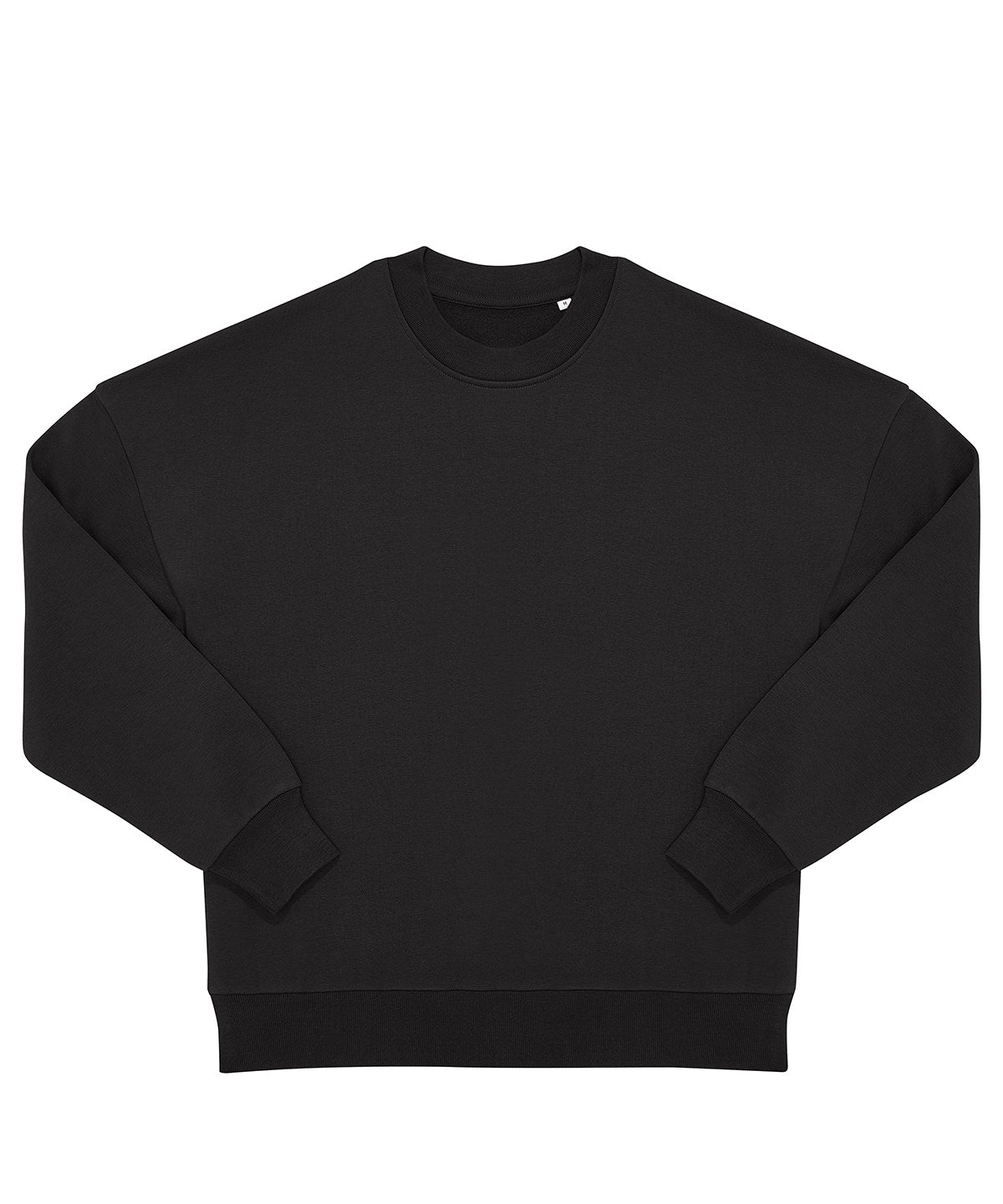 B&C Collection B&C Influence crew in Black, front view