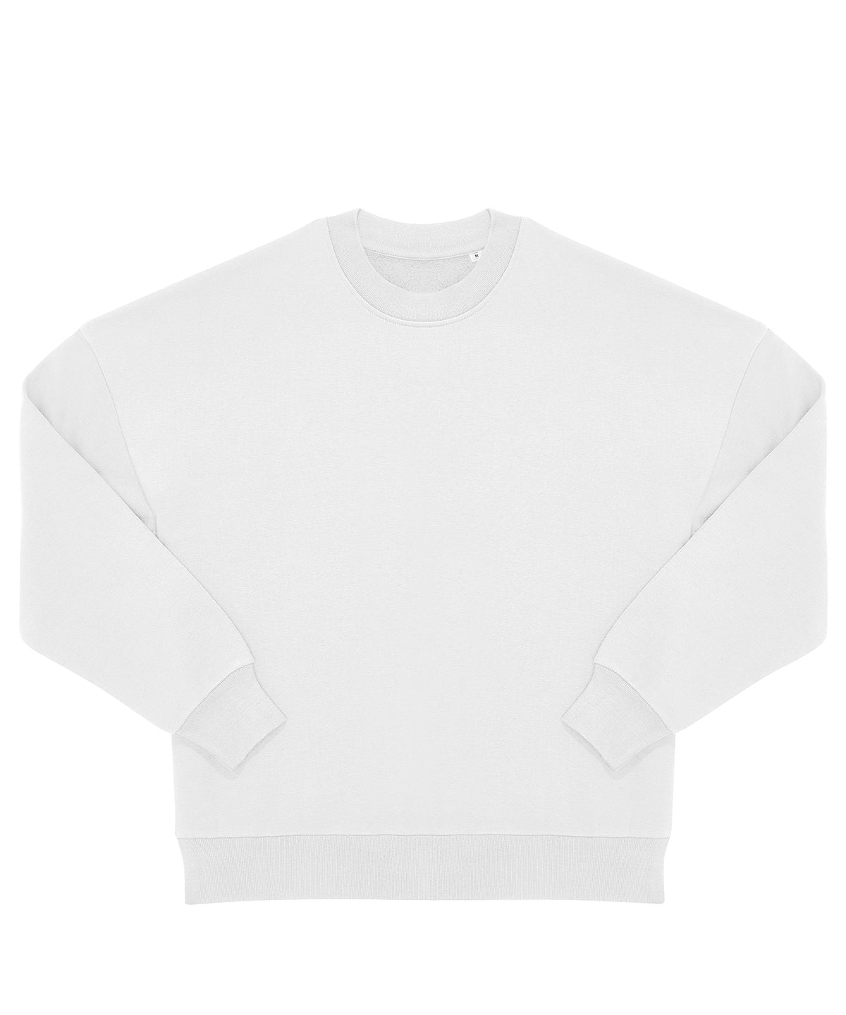 B&C Collection B&C Influence crew in White, front view