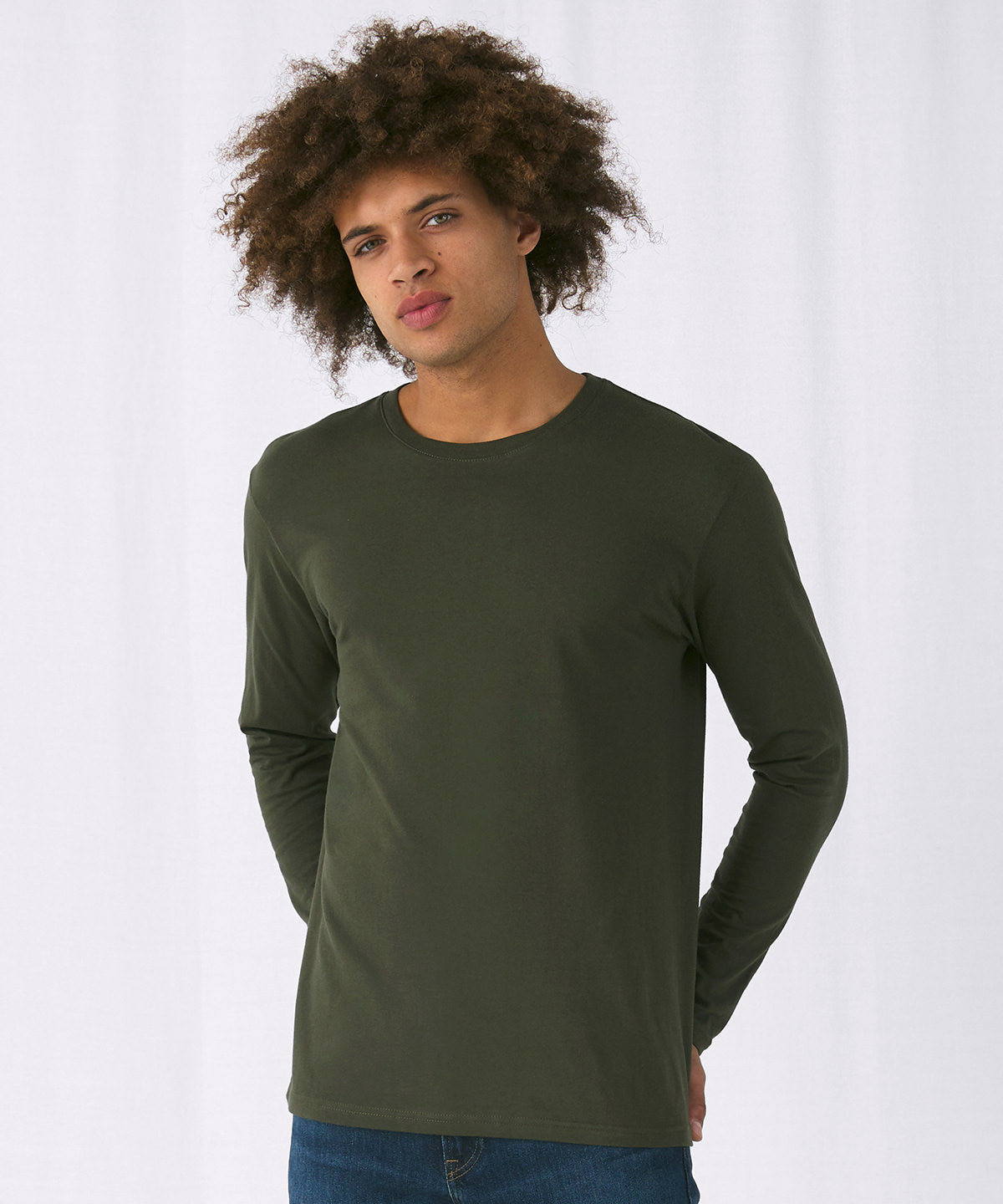 B&C Collection B&C #E150 long sleeve, lifestyle photo