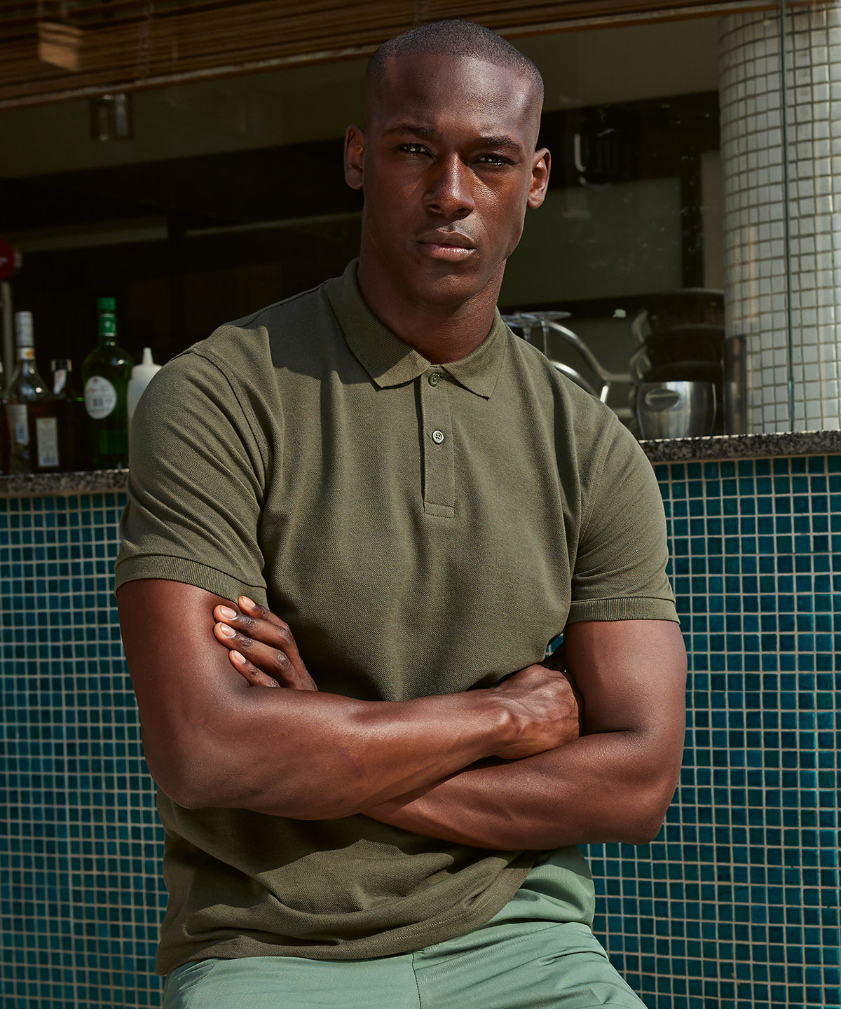 B&C Collection B&C Inspire Polo /men, lifestyle photo