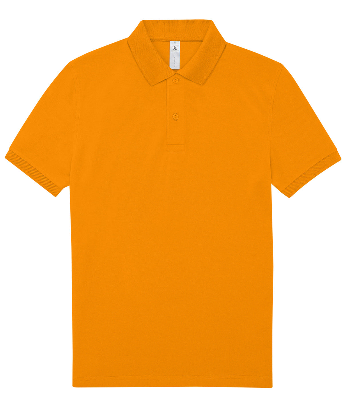 B&C Collection B&C My Polo 180 in Meta Orange, front view