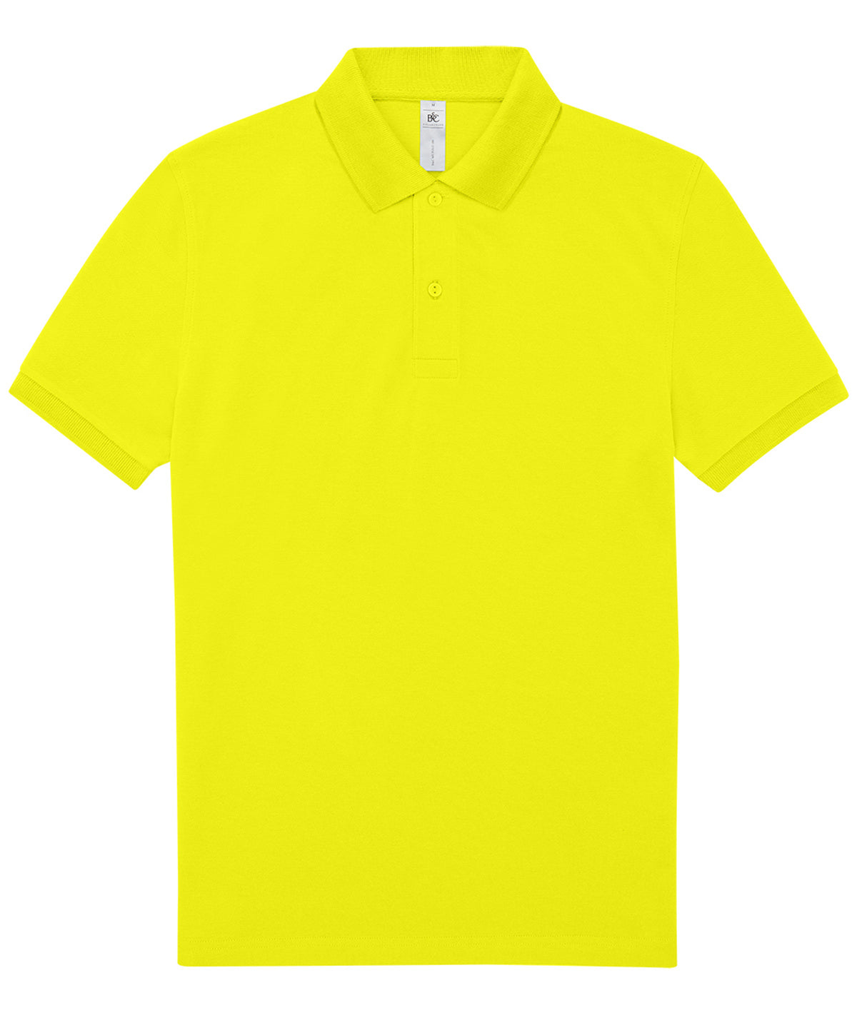 B&C Collection B&C My Polo 180 in Pixel Lime, front view