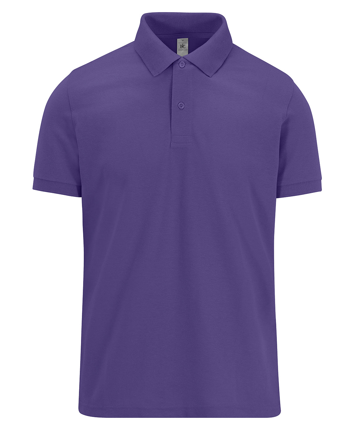 B&C Collection B&C My Polo 180 in Radiant Purple, front view