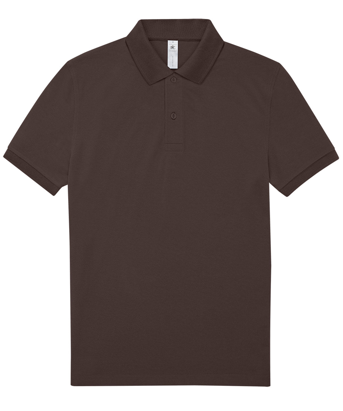 B&C Collection B&C My Polo 180 in Roasted Coffee, front view