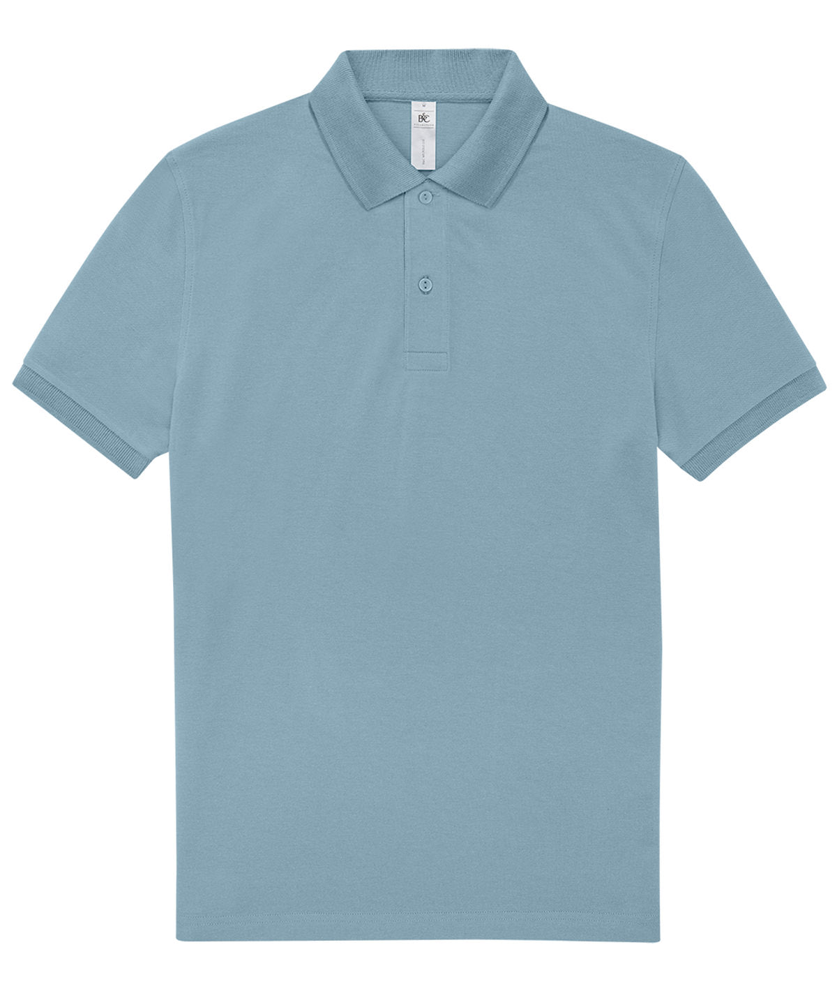 B&C Collection B&C My Polo 210 in Amalfi Blue, front view