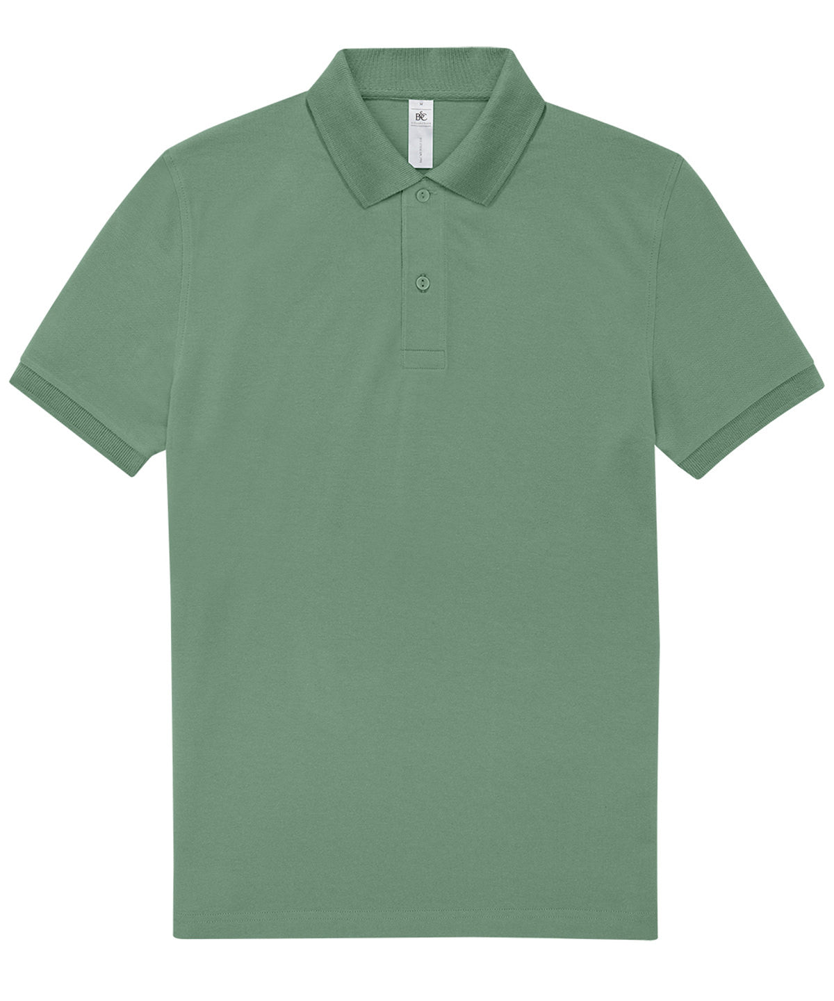 B&C Collection B&C My Polo 210 in Amalfi Green, front view