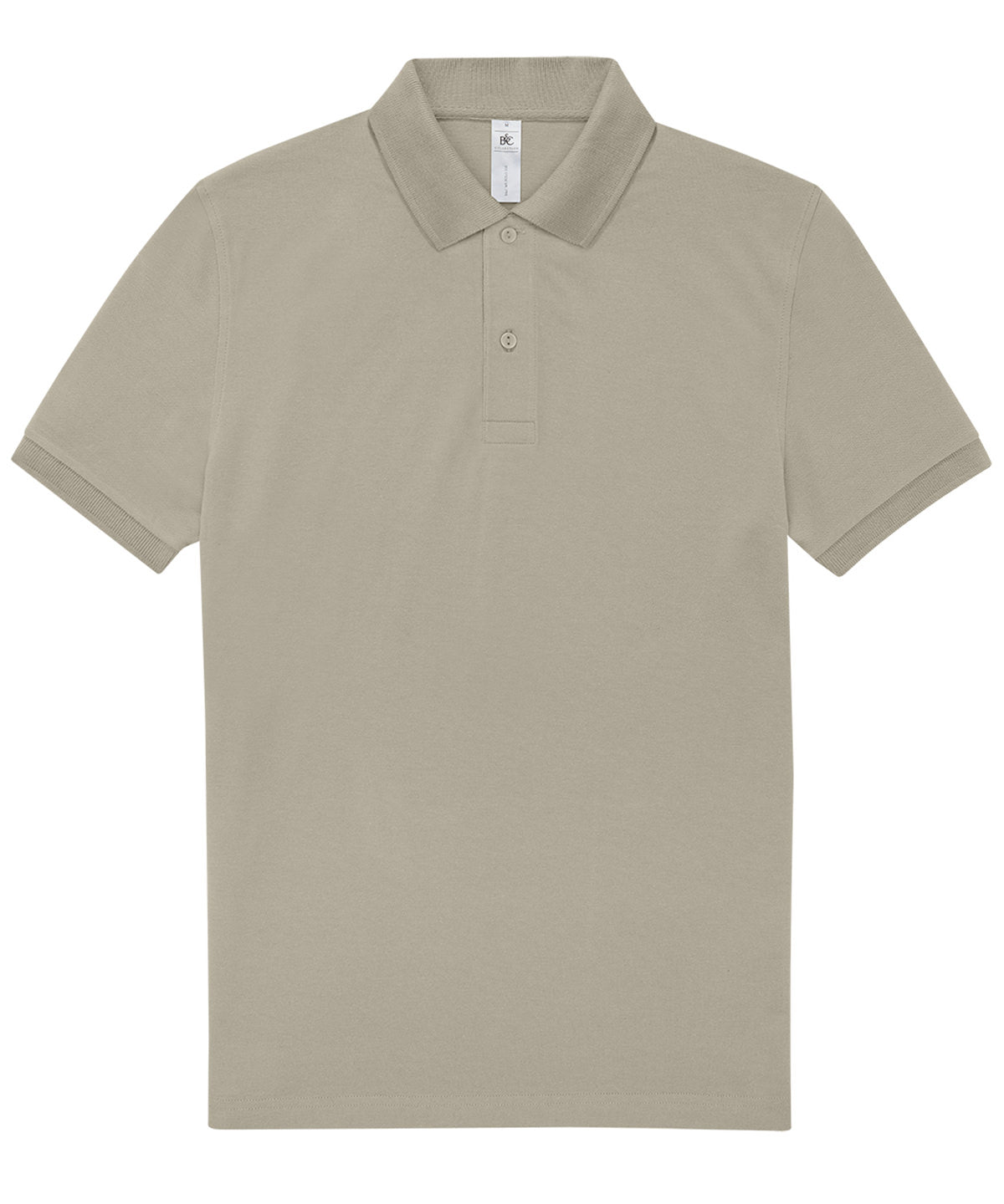 B&C Collection B&C My Polo 210 in Amalfi Grey, front view