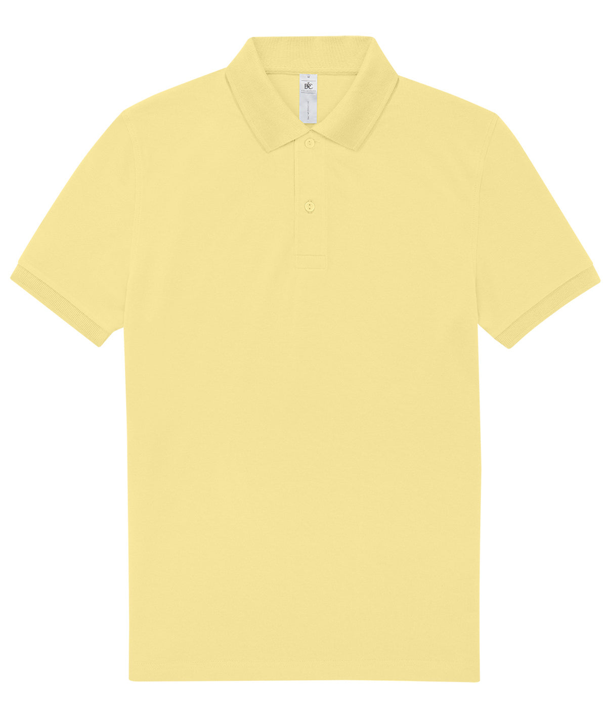 B&C Collection B&C My Polo 210 in Amalfi Yellow, front view