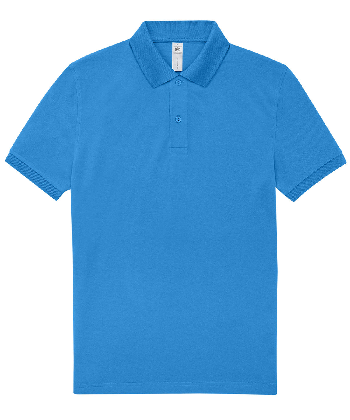 B&C Collection B&C My Polo 210 in Lake Blue, front view