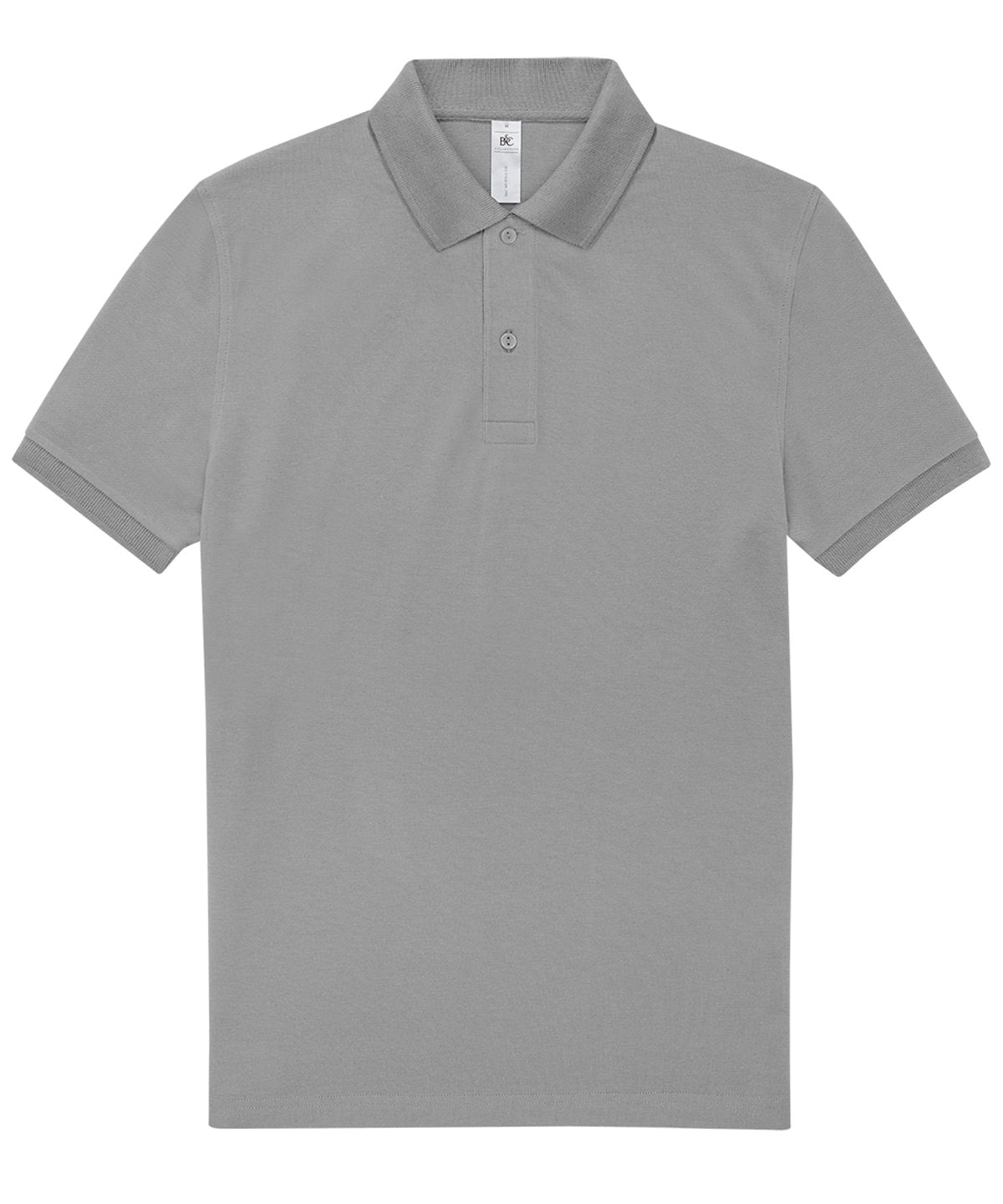 B&C Collection B&C My Polo 210 in Sport Grey, front view