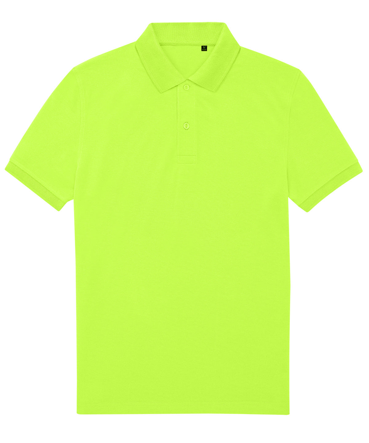 B&C Collection B&C My Eco Polo 65/35 in Acid Lime, front view