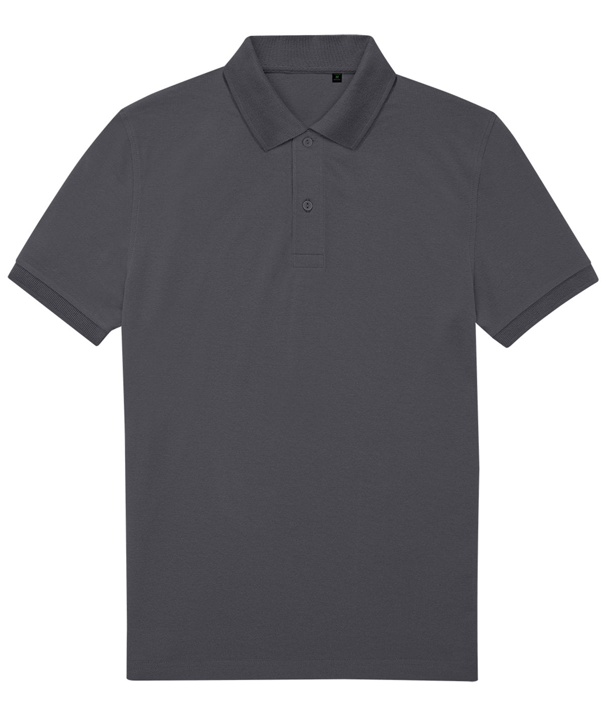 B&C Collection B&C My Eco Polo 65/35 in Dark Grey, front view