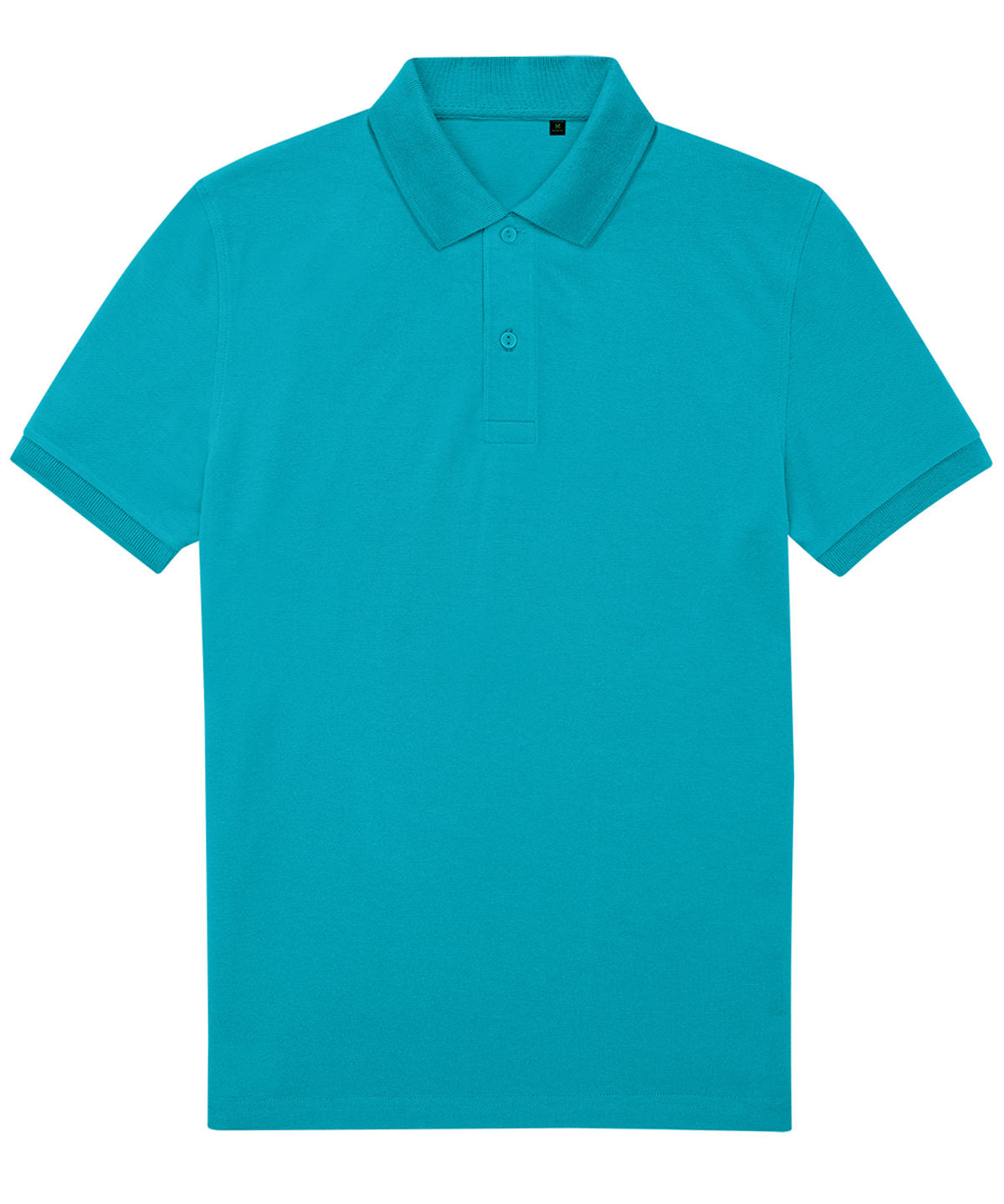 B&C Collection B&C My Eco Polo 65/35 in Pop Turquoise, front view