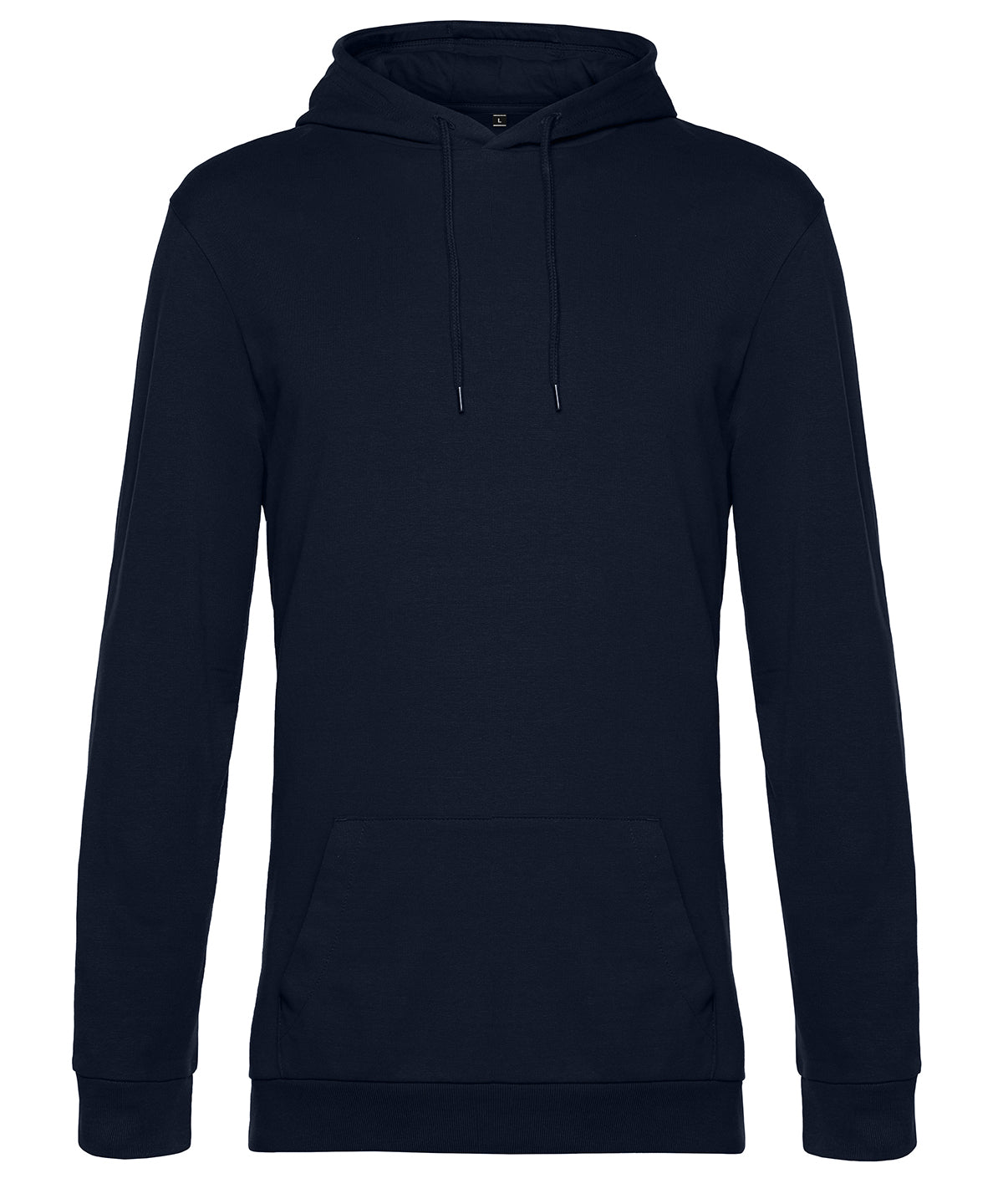 B&C Collection B&C #Hoodie in Navy Blue, front view