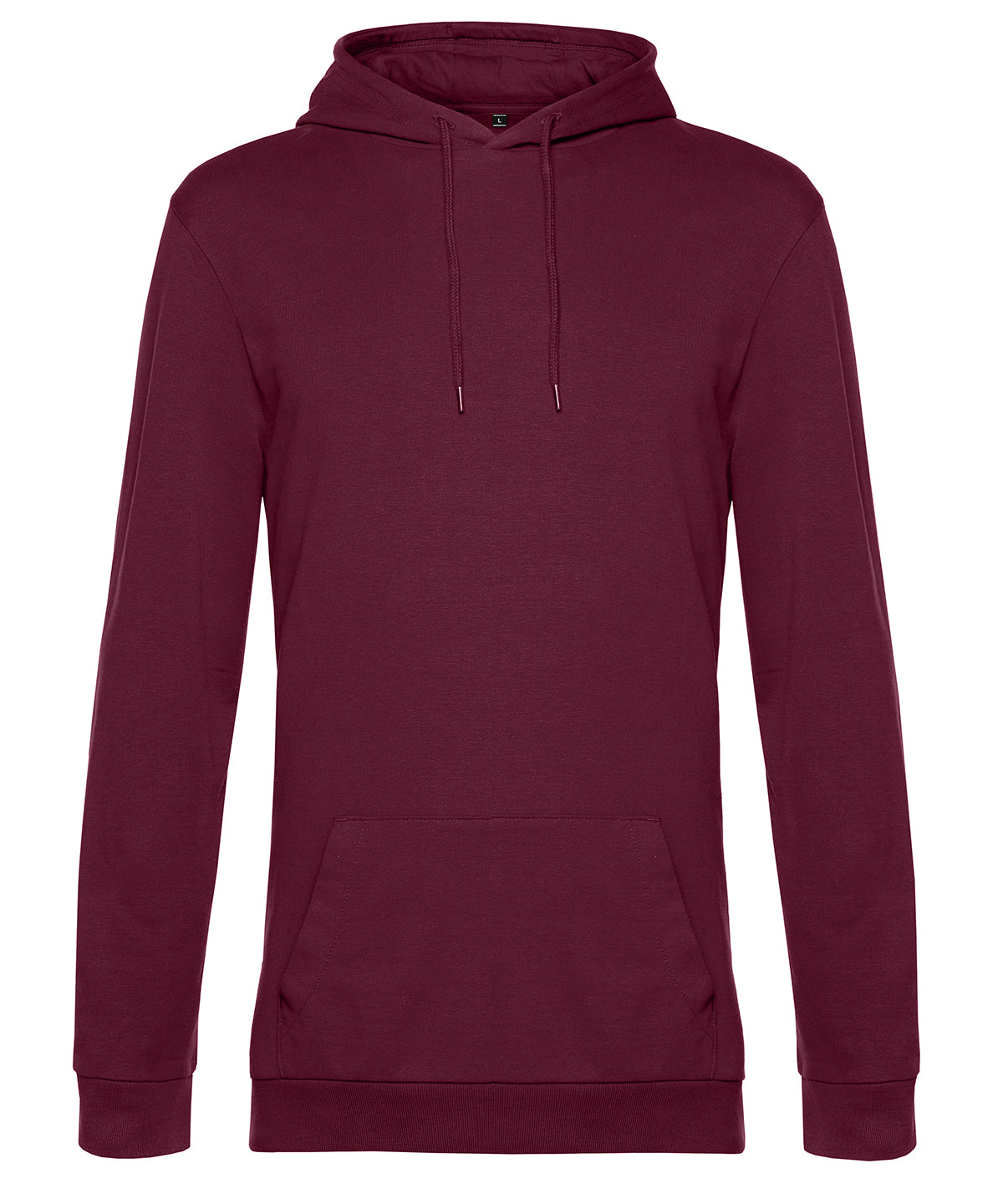 B&C Collection B&C #Hoodie in Wine, front view