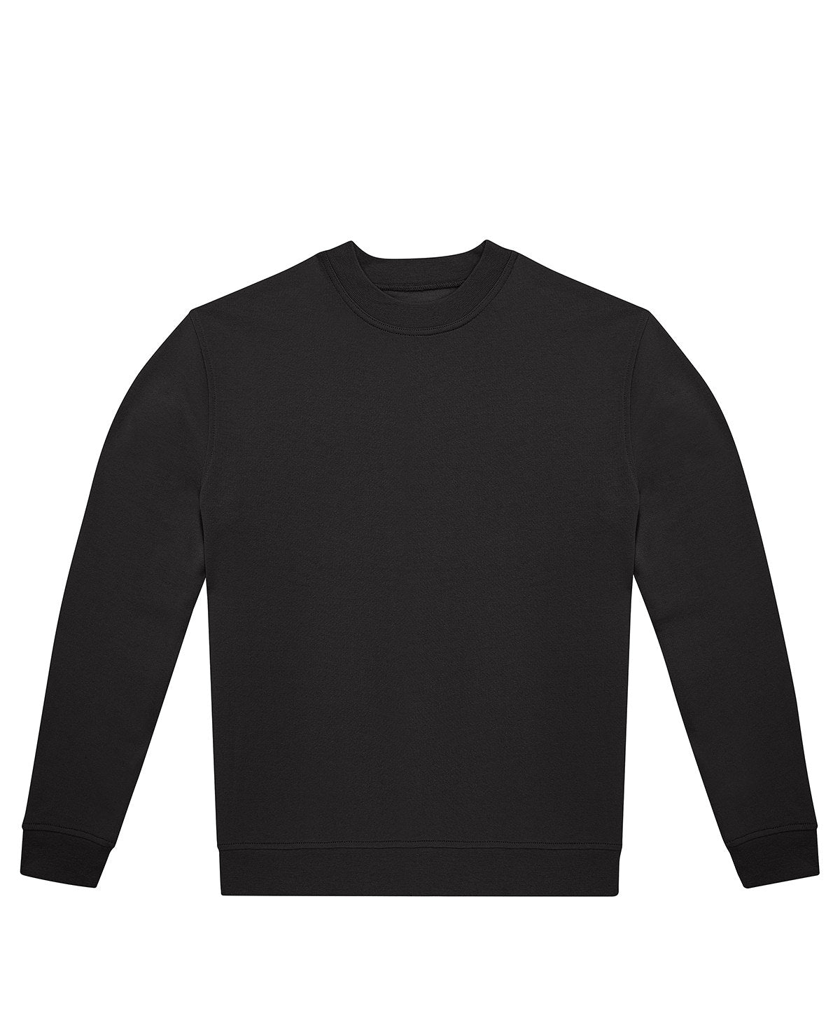 B&C Collection B&C ID.332 crew in Black, front view