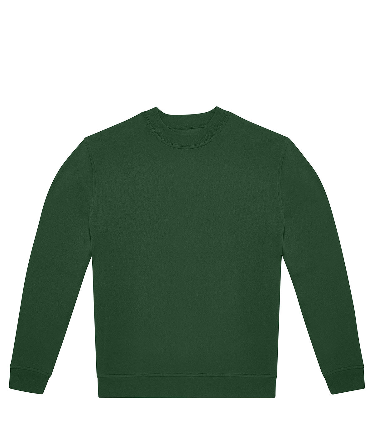 B&C Collection B&C ID.332 crew in Bottle Green, front view