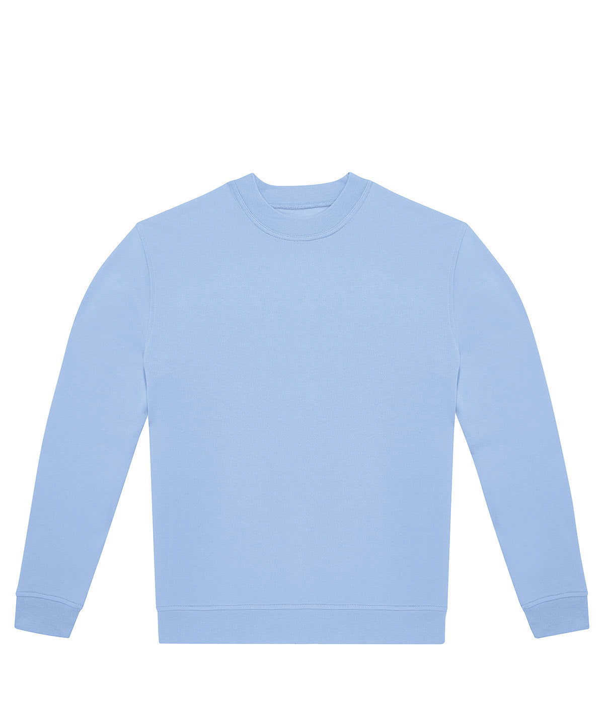 B&C Collection B&C ID.332 crew in Lotus Blue, front view