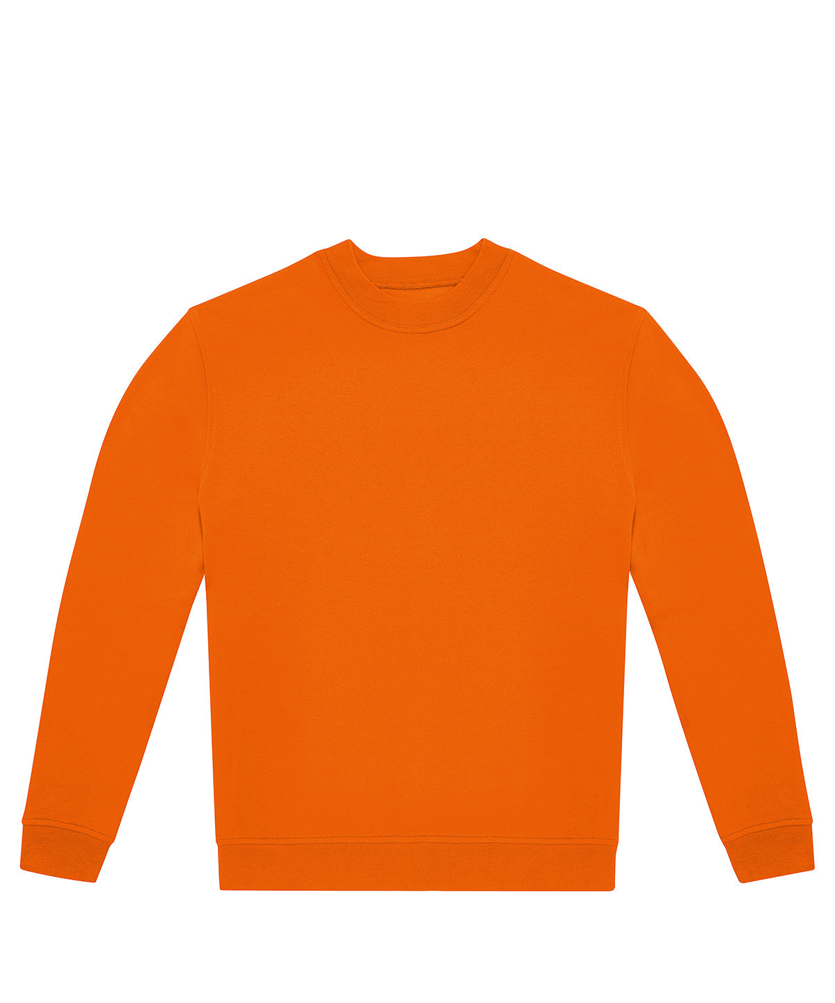 B&C Collection B&C ID.332 crew in Orange, front view