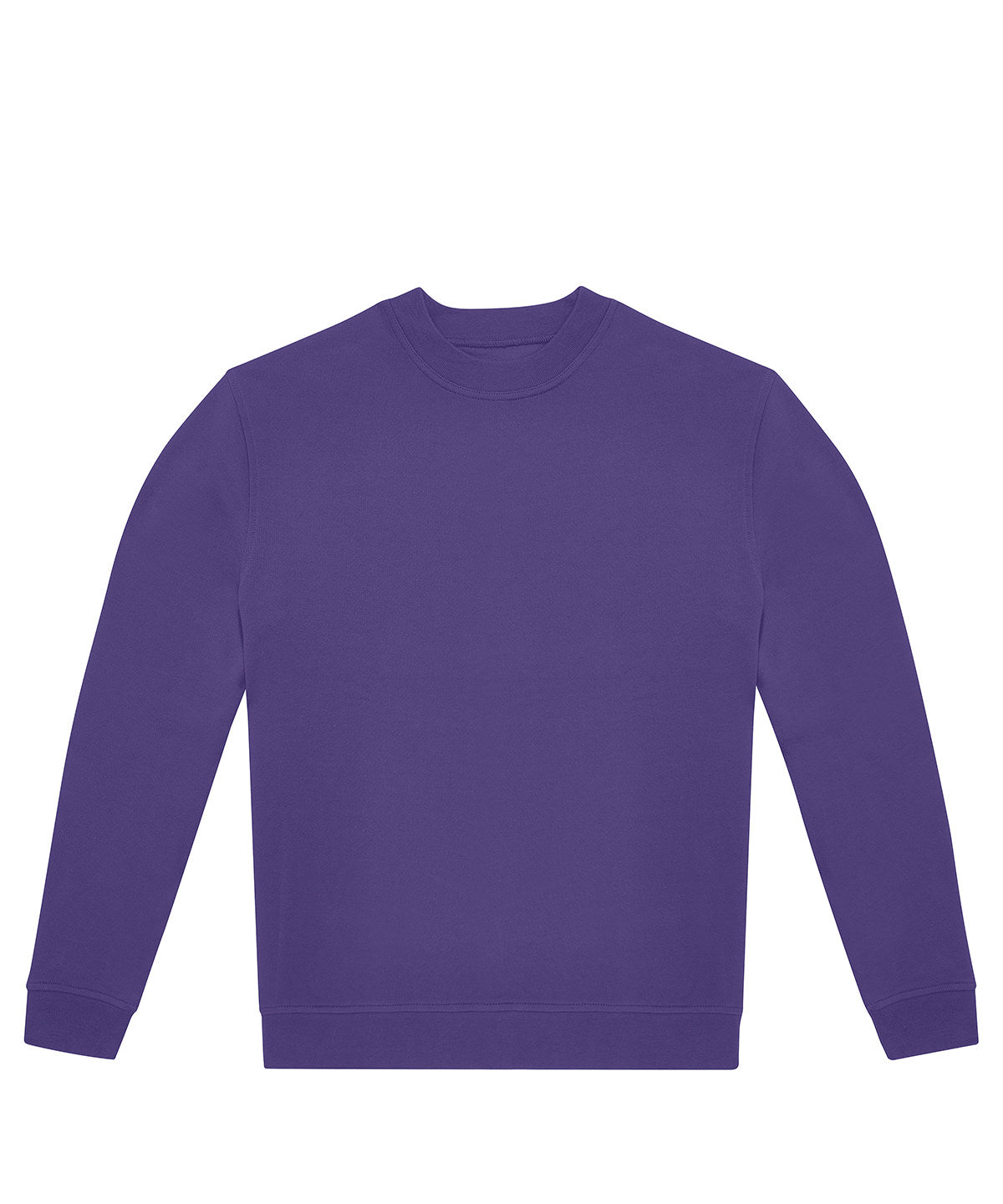 B&C Collection B&C ID.332 crew in Radiant Purple, front view