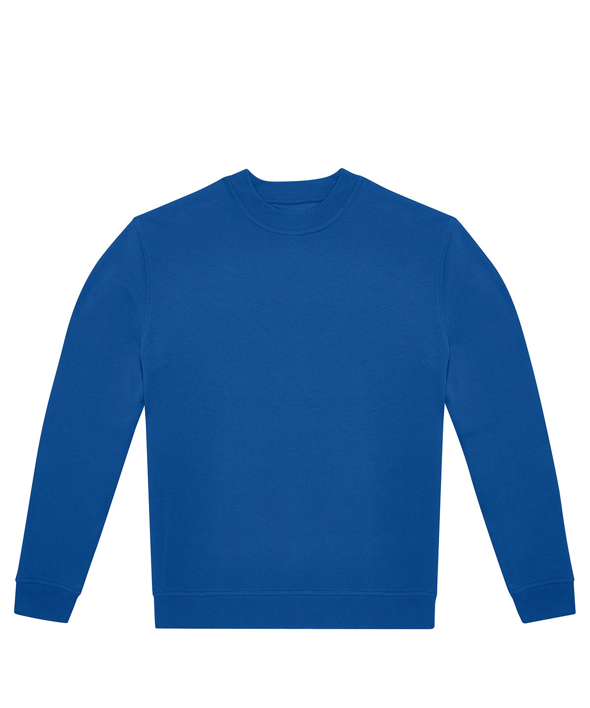 B&C Collection B&C ID.332 crew in Royal Blue, front view