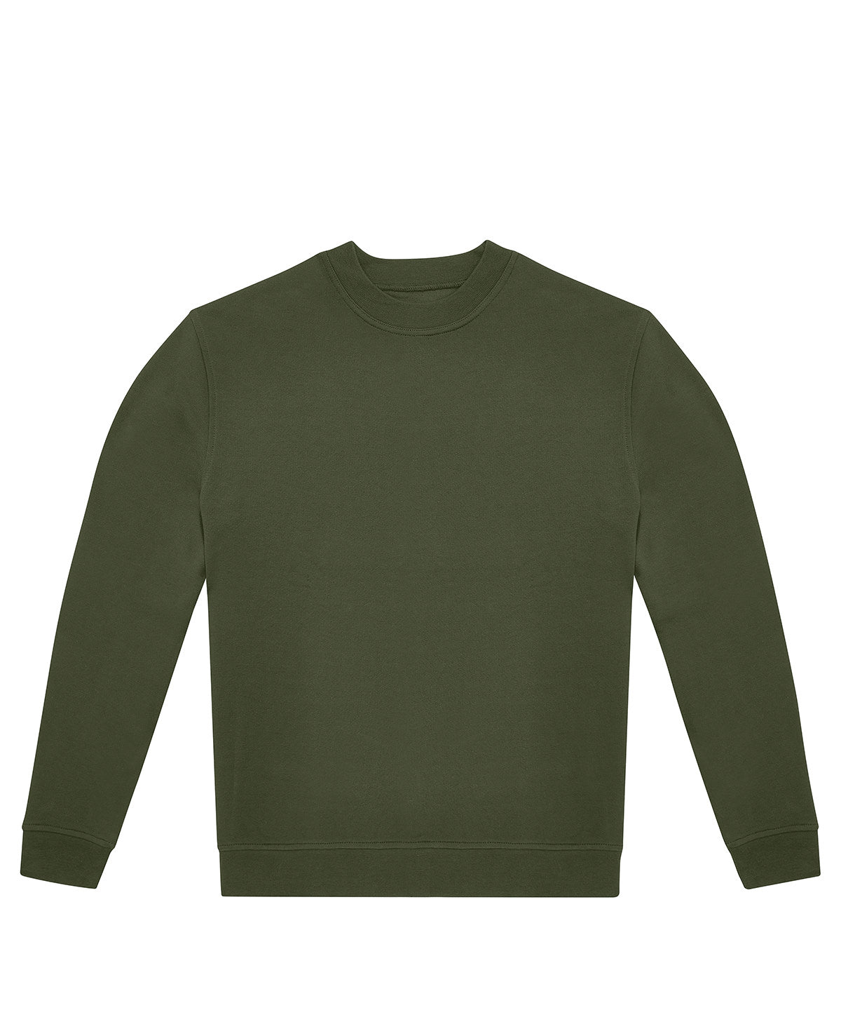 B&C Collection B&C ID.332 crew in Urban Khaki, front view