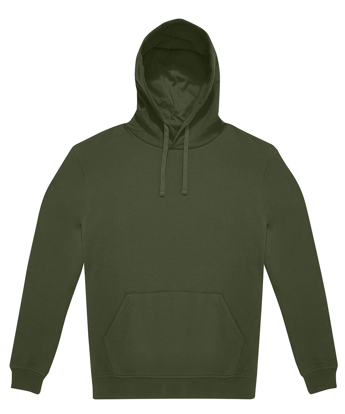 B&C Collection B&C ID.333 hoodie in Urban Khaki, front view