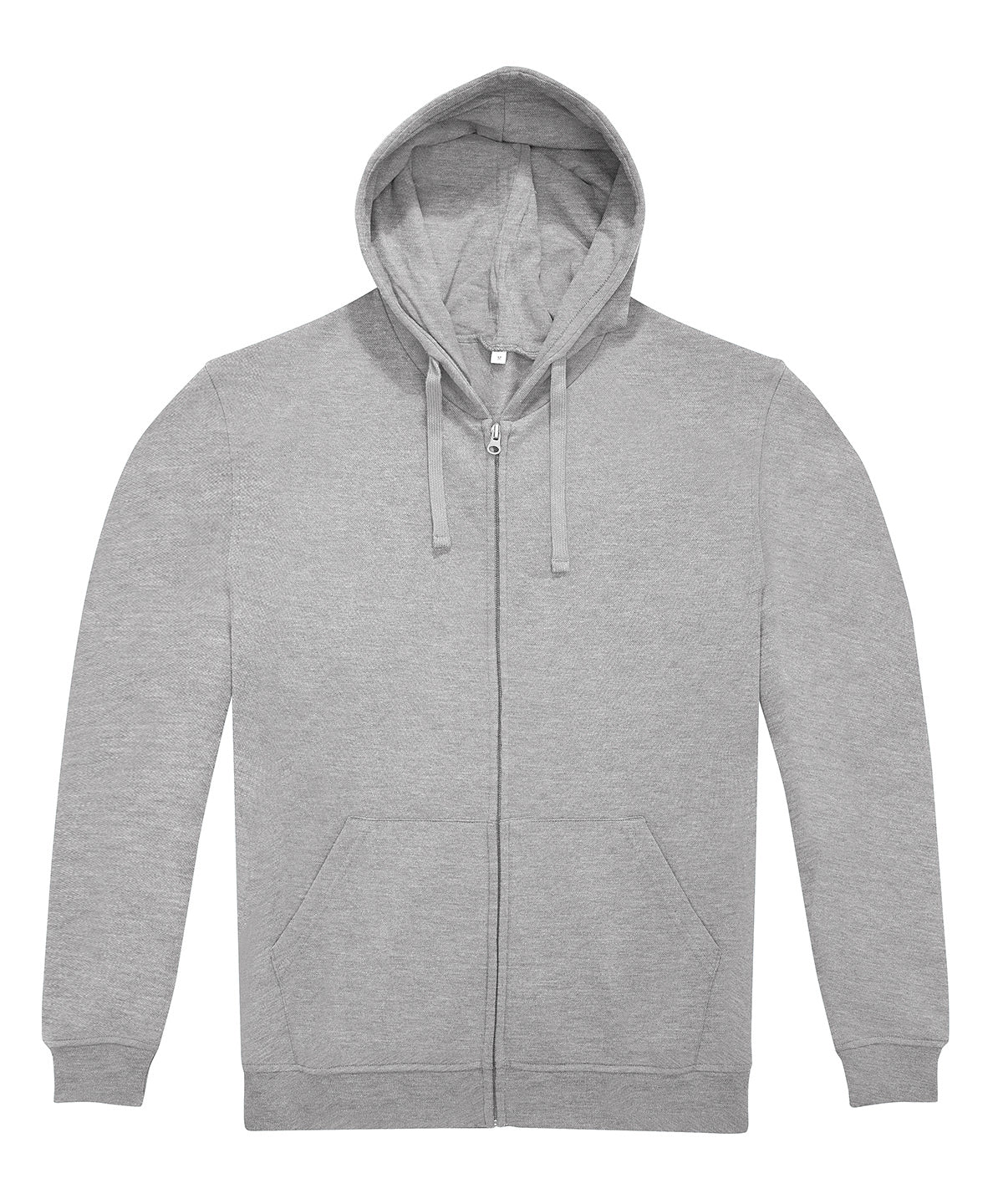 B&C Collection B&C ID.224 zip hoodie in Sport Grey, front view