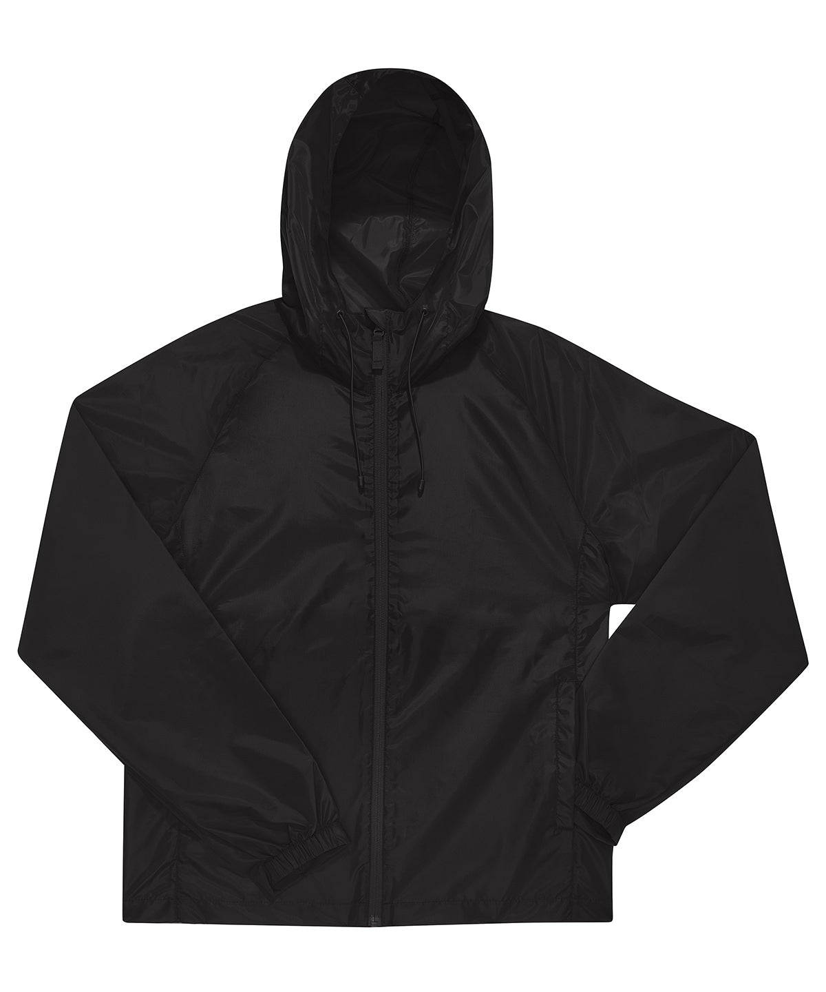 B&C Collection B&C Reset lined windbreaker in Black, front view