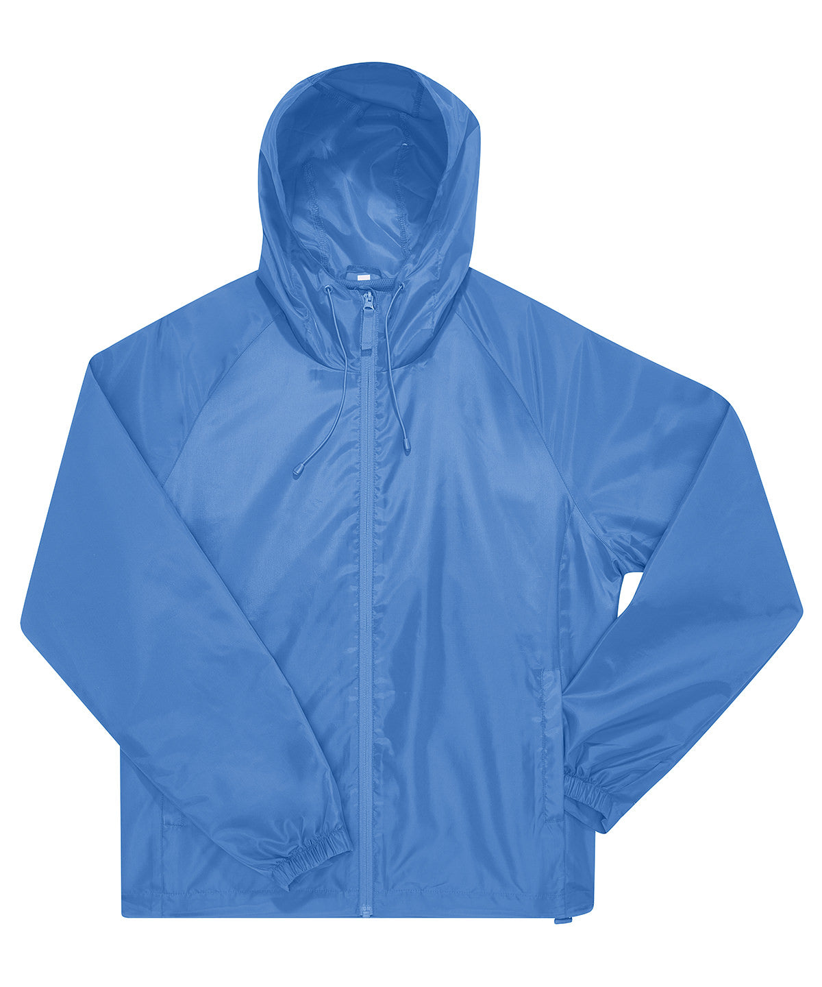 B&C Collection B&C #Reset windbreaker in Lake Blue, front view