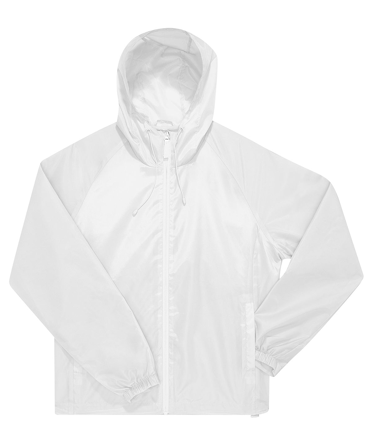 B&C Collection B&C #Reset windbreaker in White, front view