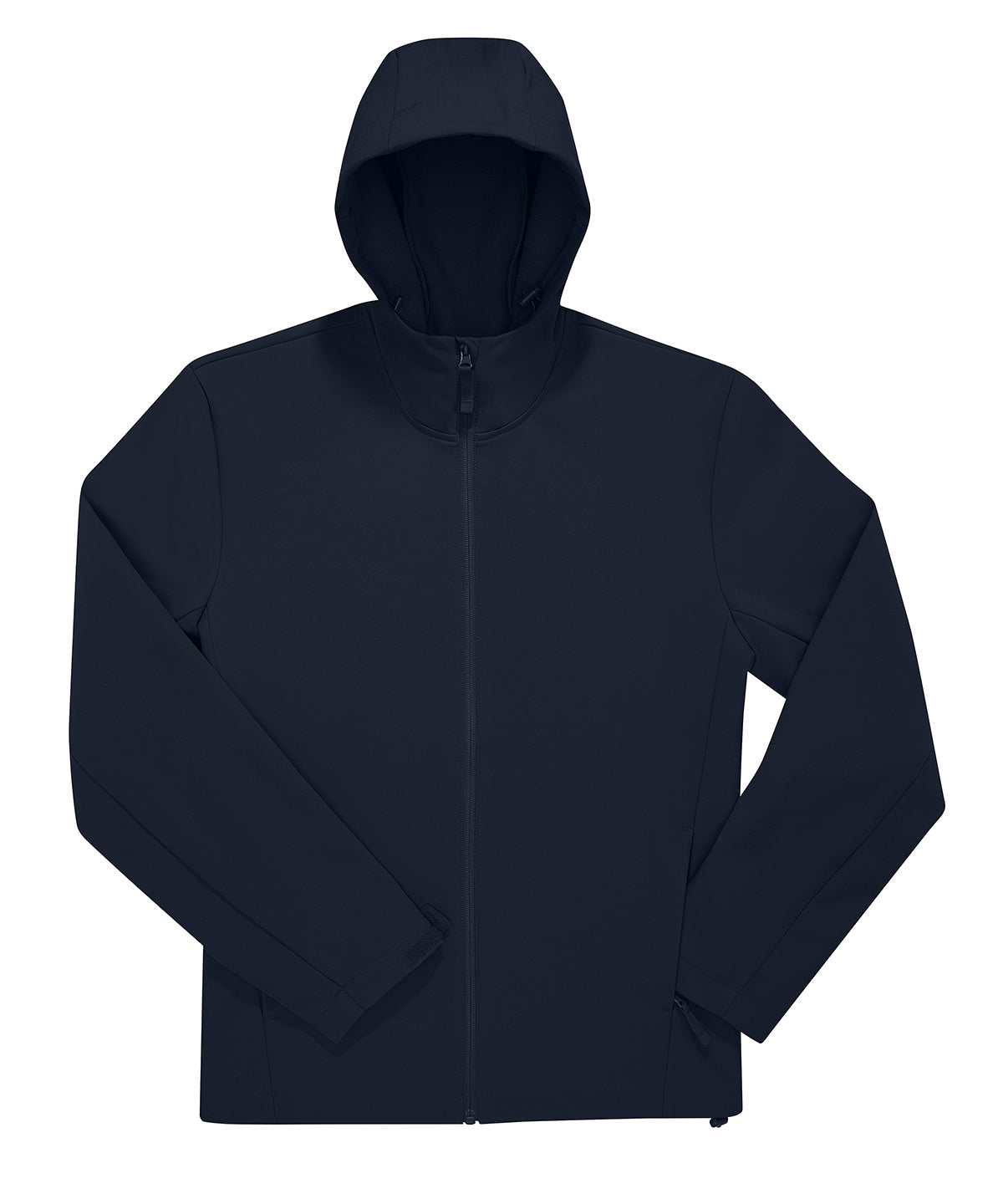 B&C Collection B&C Reset 3Lr hooded softshell in Navy, front view