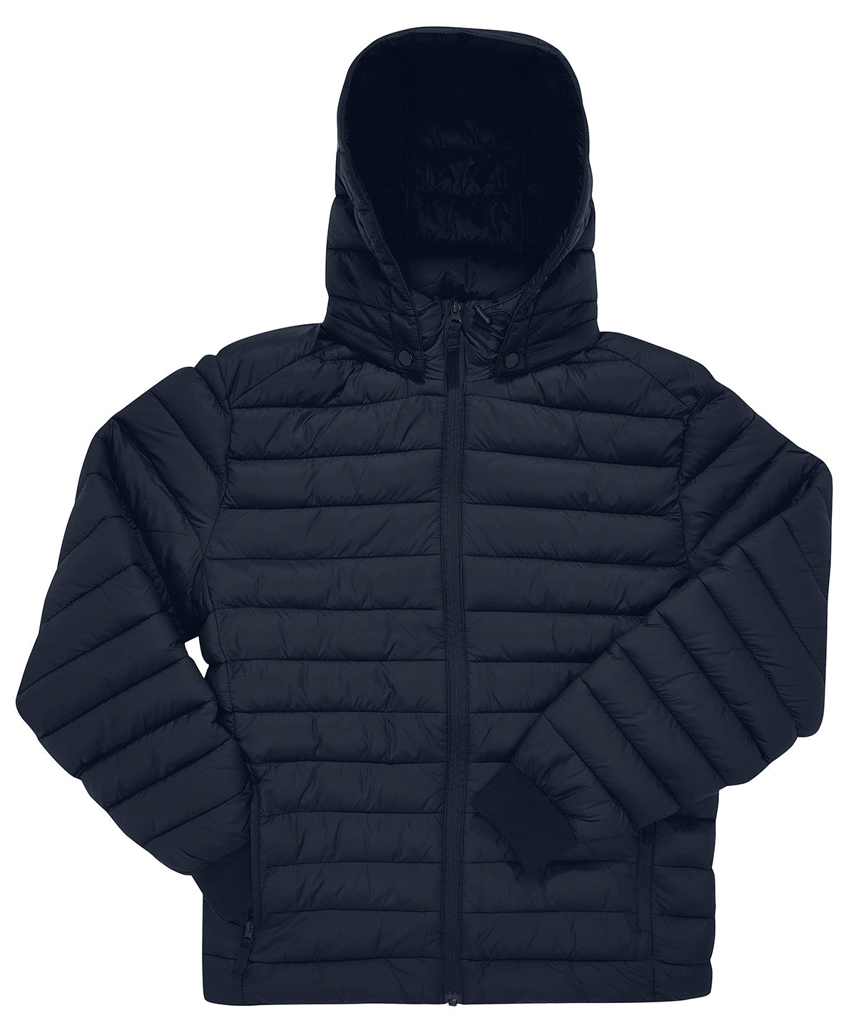 B&C Collection B&C Reset puffer in Navy, front view