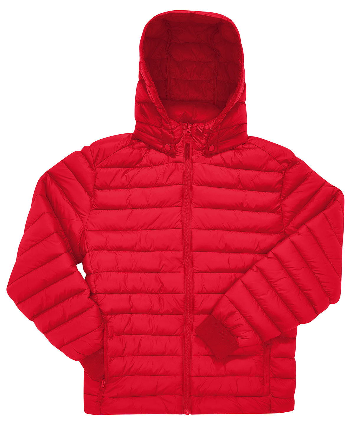 B&C Collection B&C Reset puffer in Red, front view