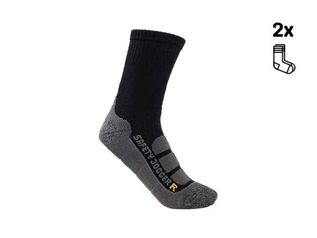 Safety Jogger SJ Bamboo Sock 2-Pack - Black